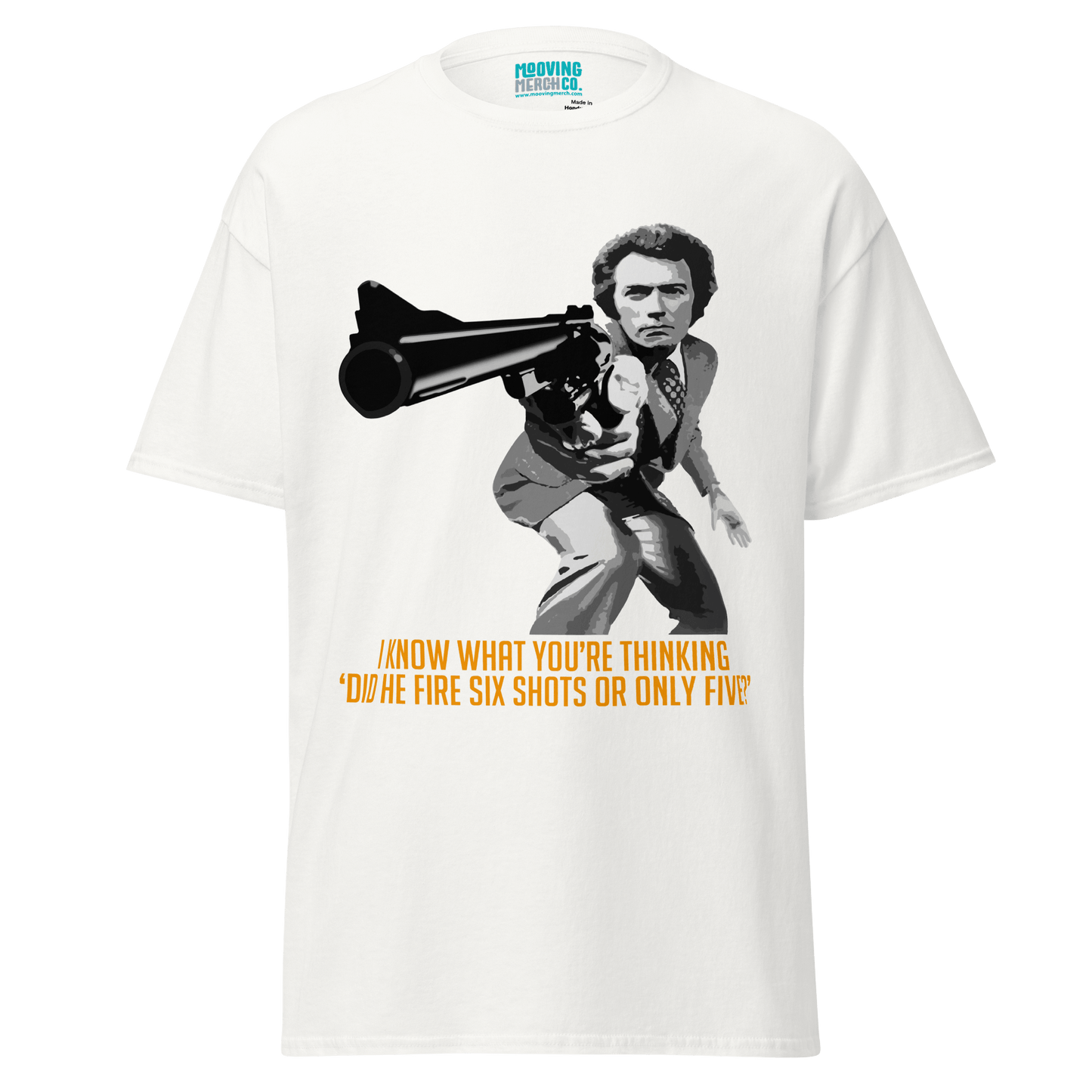 Clint Eastwood Dirty Harry Movie Quote Unisex T-Shirt - 8 Colors - Mooving Merch