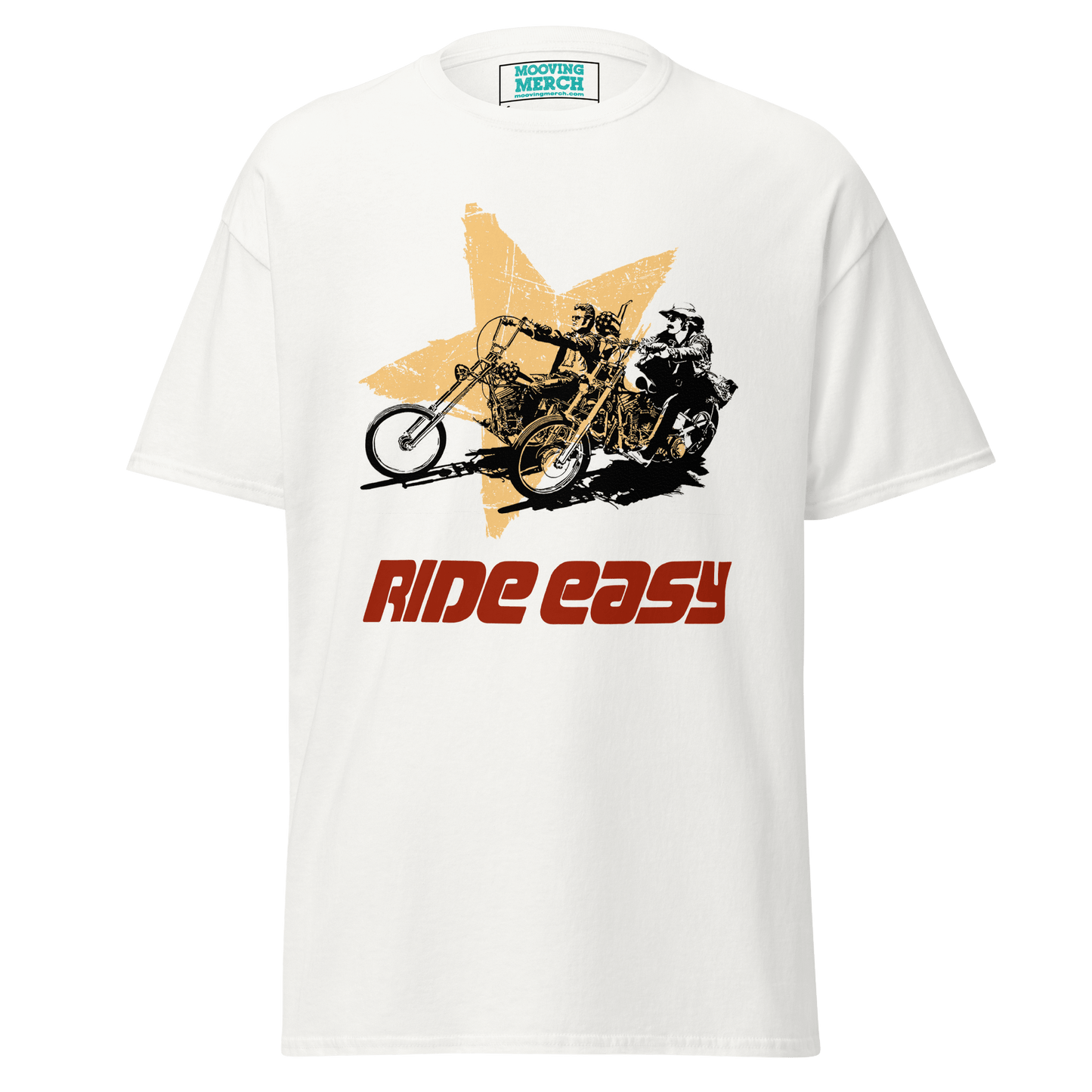 Easy Rider Parody T-Shirt - RIDE EASY - 9 Colours - S to 5XL - Mooving Merch