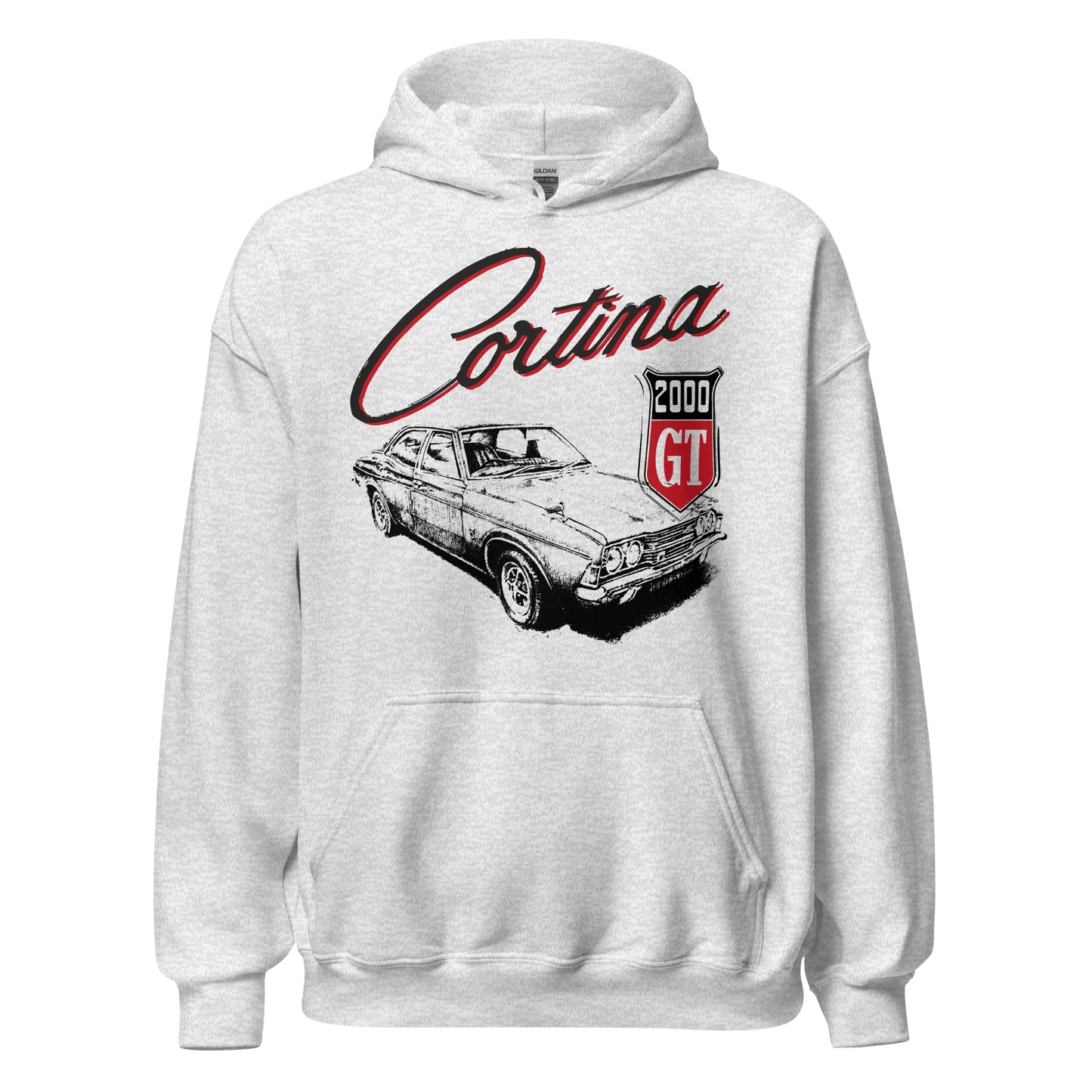 Ford Cortina Mk3 2000 GT Hoodie - 8 Colours - Unisex - Mooving Merch