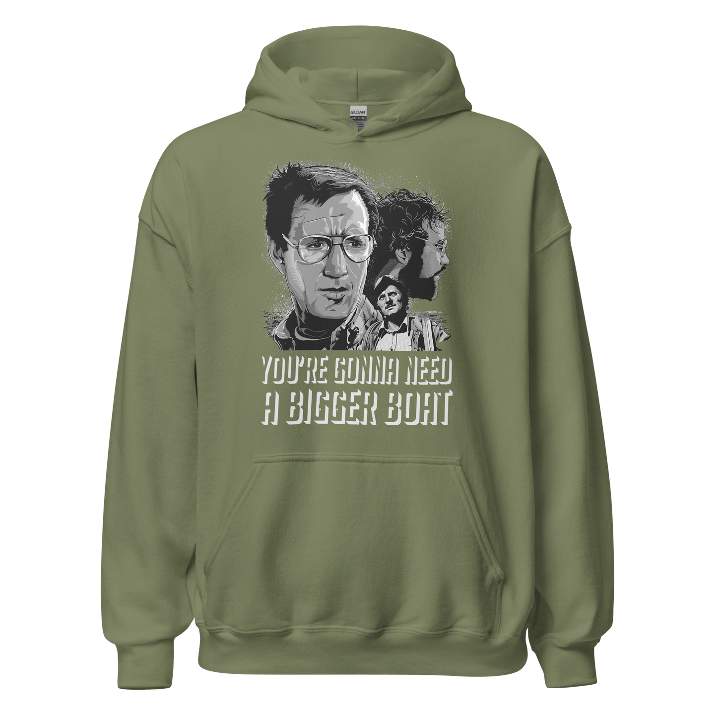 Jaws Movie Quote Printed Unisex Hoodie - 9 Colours - S to 5XL - Mooving Merch