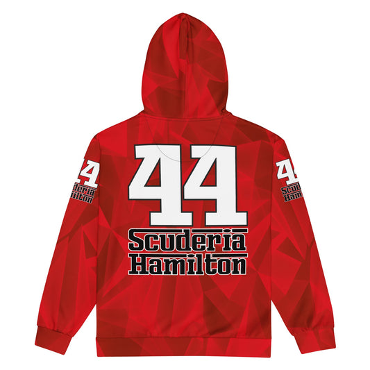 Lewis Hamilton Scuderia 44 Formula Racing Zipped Hoodie - Unisex - Mooving Merch