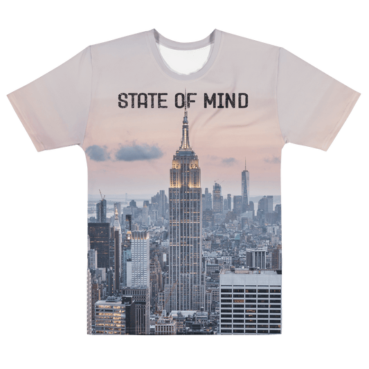 New York City Empire State All - Over - Print COTTON T-Shirt - Men's - Mooving Merch