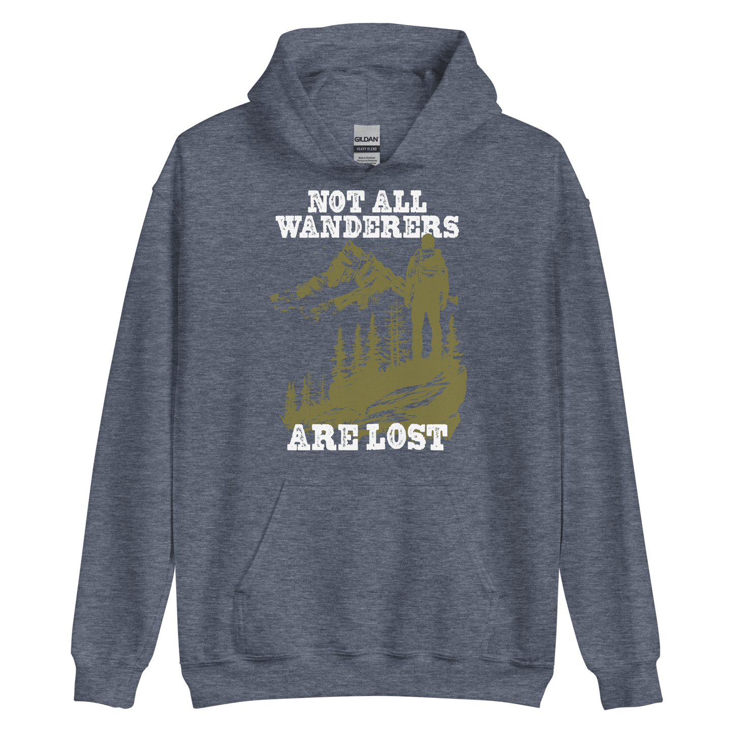 Not All Wanderers Are Lost Travel Hoodie - 9 Colours - S to 5XL - Mooving Merch