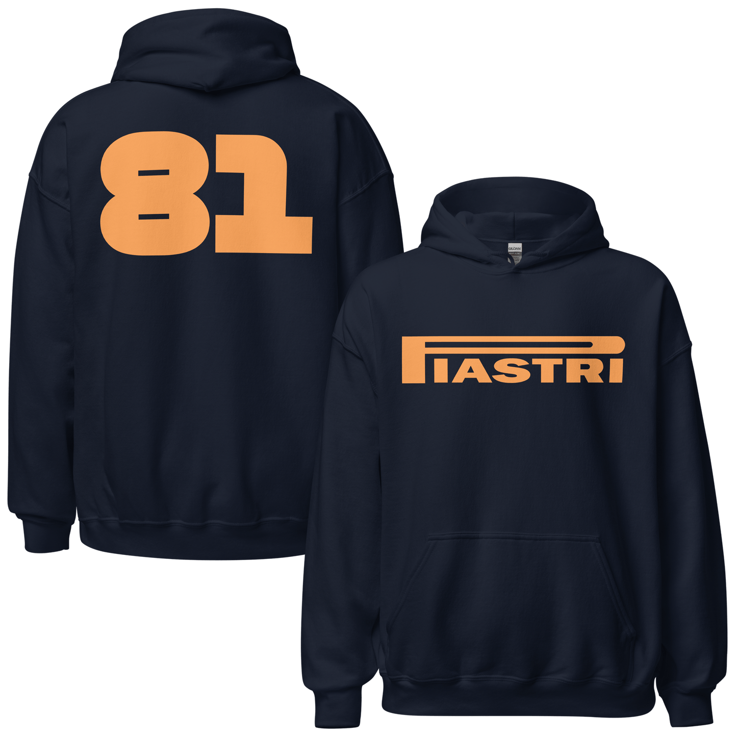 Oscar Piastri 81 Racing Team Unisex Hoodie - 8 Colors - Mooving Merch