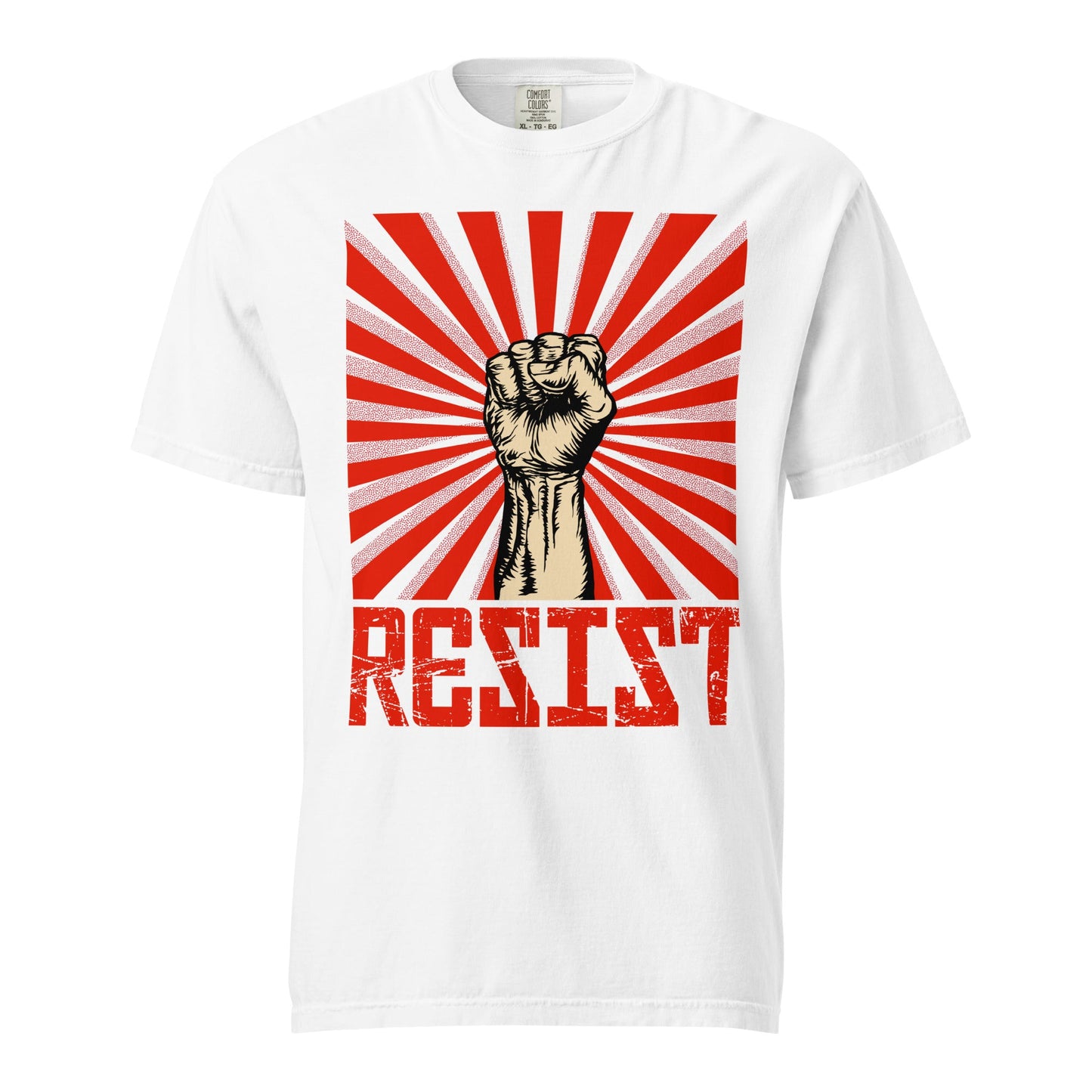 Resist Statement Premium Heavyweight T-Shirt - Unisex - Mooving Merch