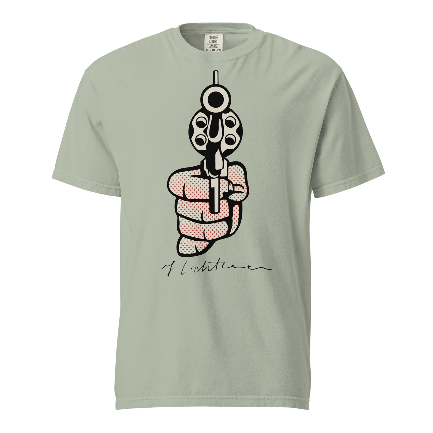 Roy Lichtenstein 'Pistol' Pop - Art Unisex T-Shirt - 12 Colors - Mooving Merch