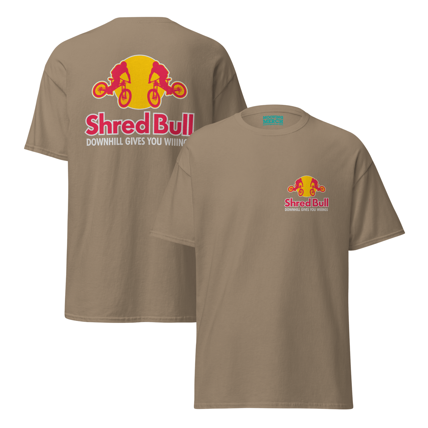 Shred Bull Parody Advertising T-Shirt - 9 Colours - S to 5XL - Mooving Merch