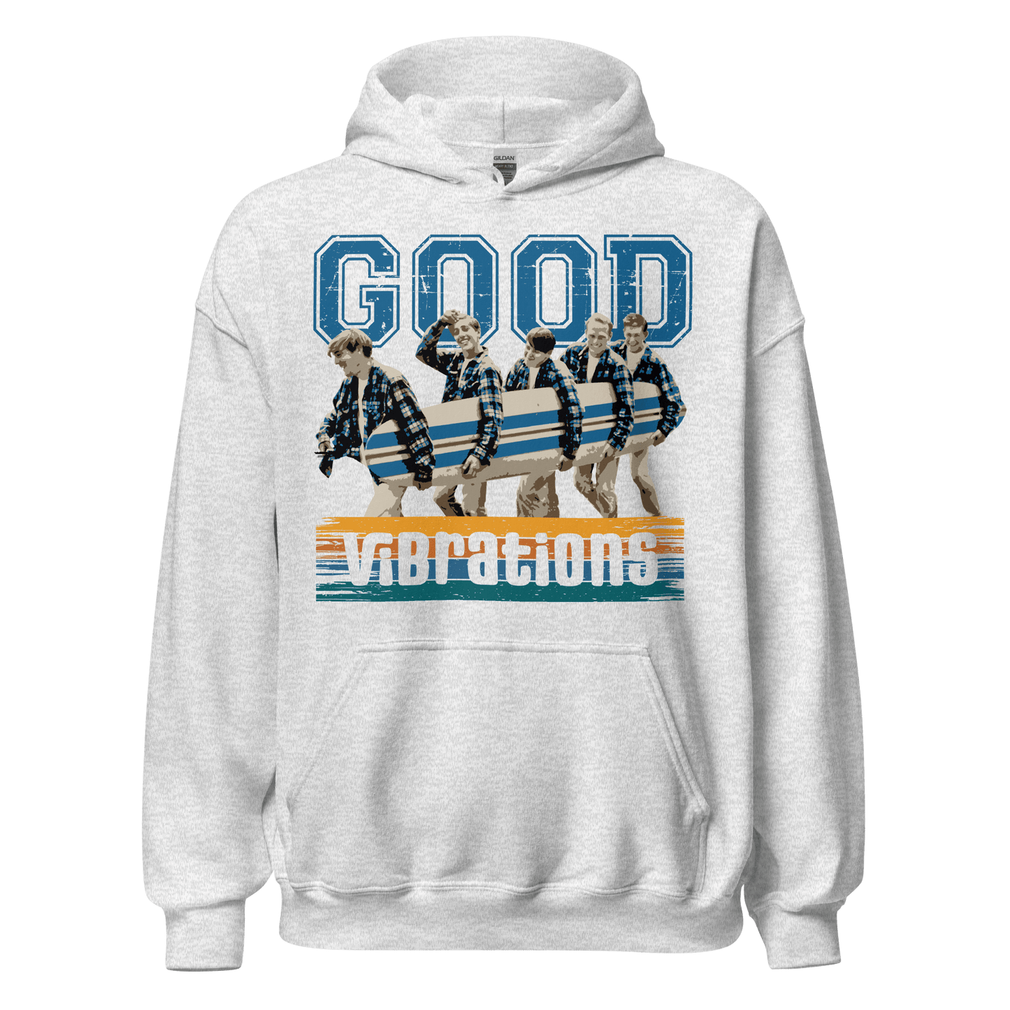 The Beach Boys Good Vibrations Hoodie - 5 Colors - S to 5XL - Mooving Merch