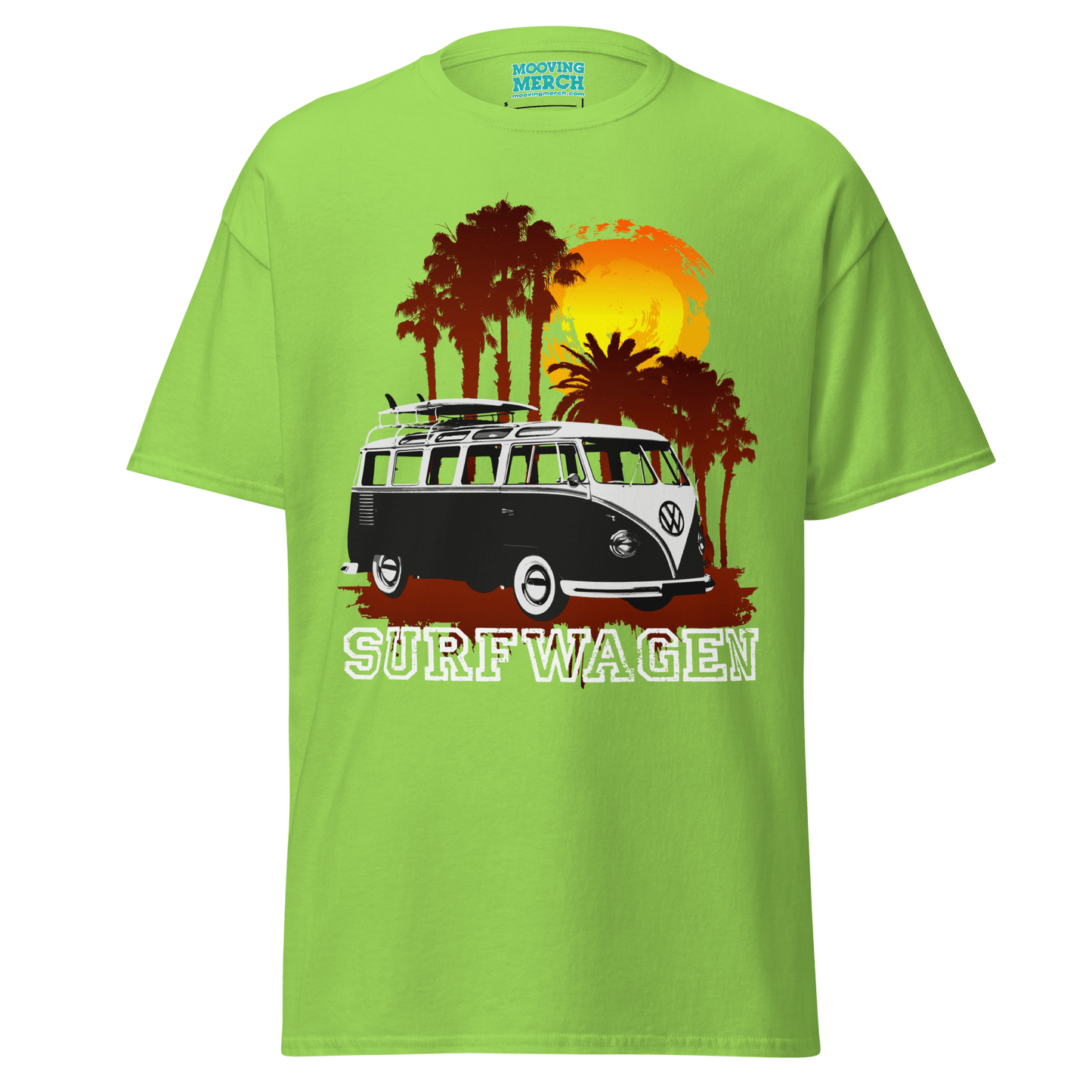 VW MicroBus Surfwagen T-Shirt - 10 Colours - Unisex S - 5XL - Mooving Merch