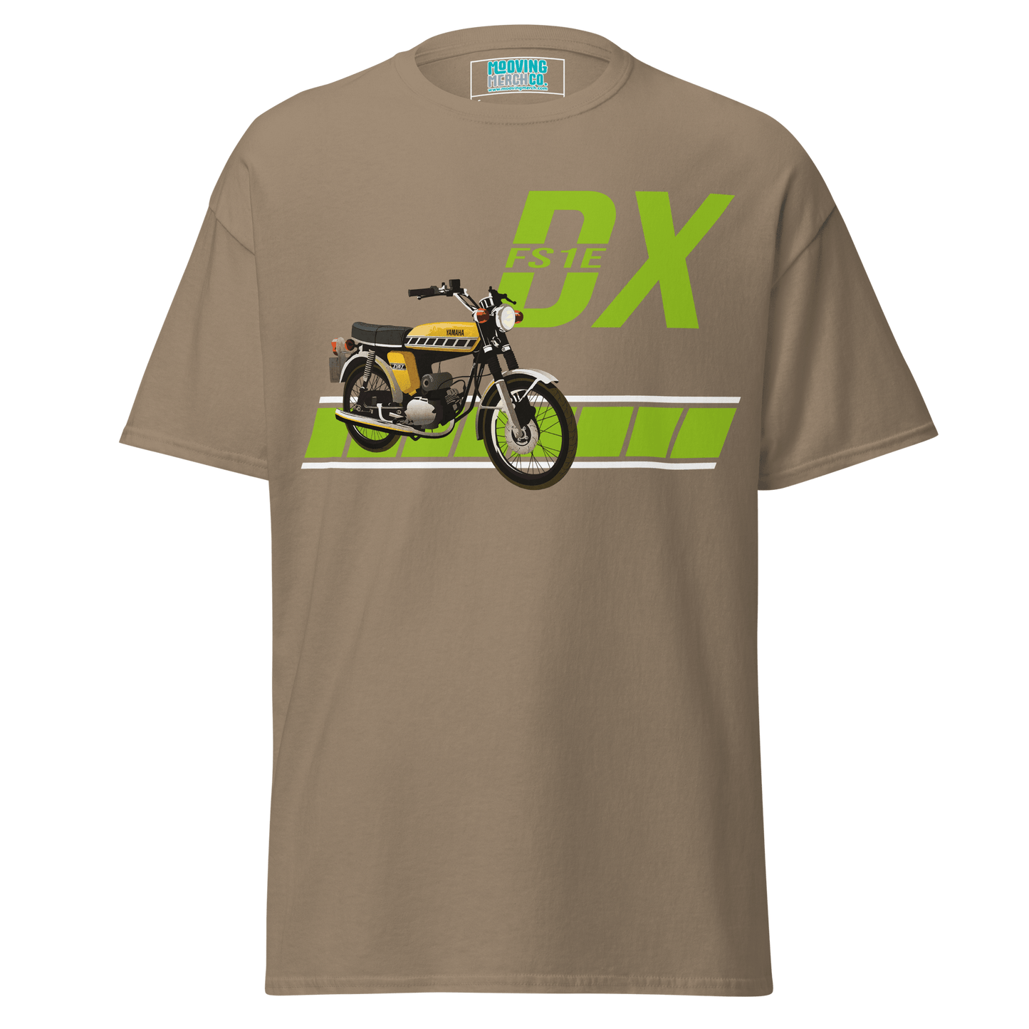 Yamaha FS1 - E DX 2 - Stroke Moped T-Shirt - 8 Colours - Unisex - Mooving Merch