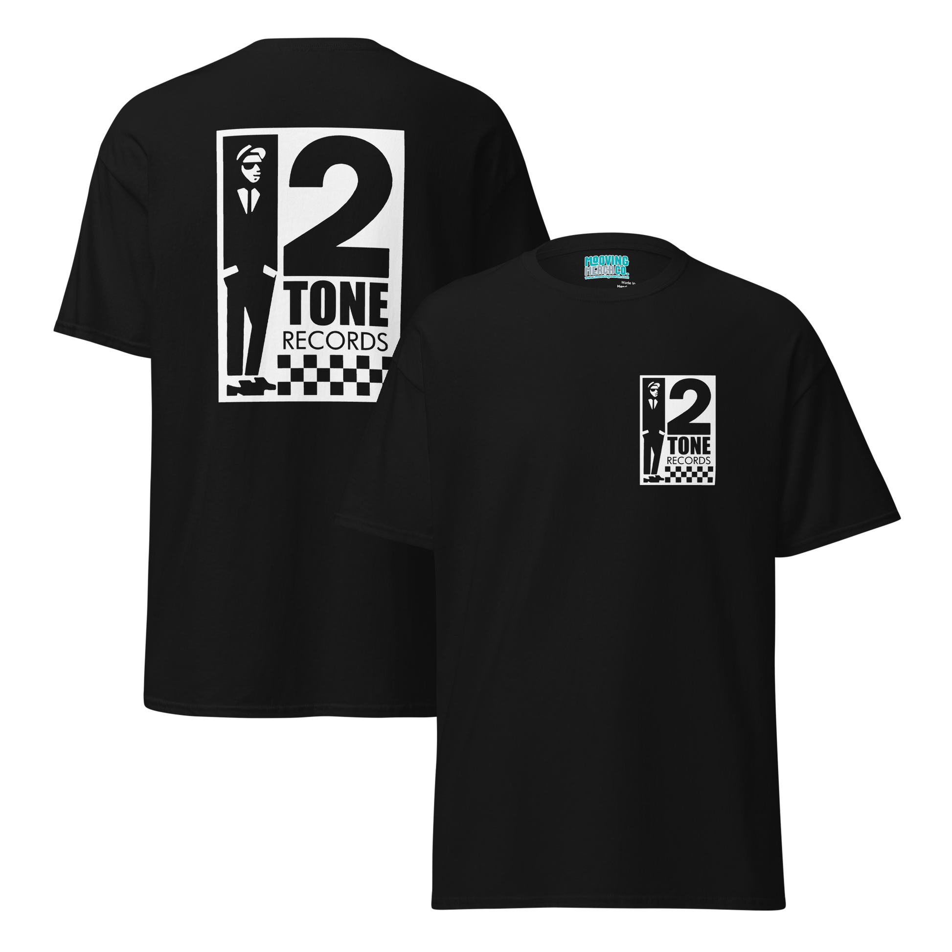 2 Tone Records Ska/Punk/Mod T-Shirt - 6 Colours - Unisex S to 5XL - Mooving Merch