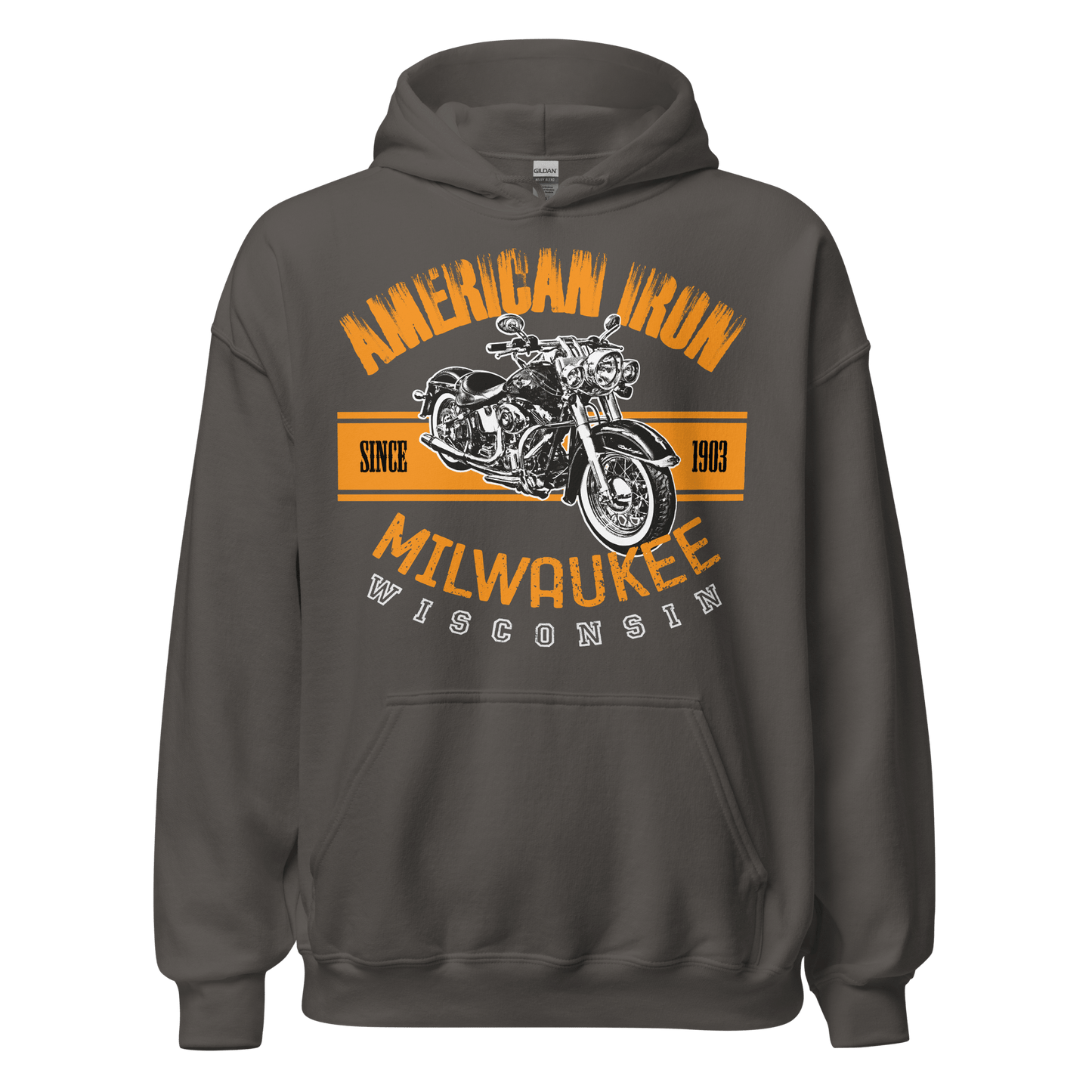 American Iron - Harley Davidson Themed Hoodie - 8 Colors - Unisex - Mooving Merch