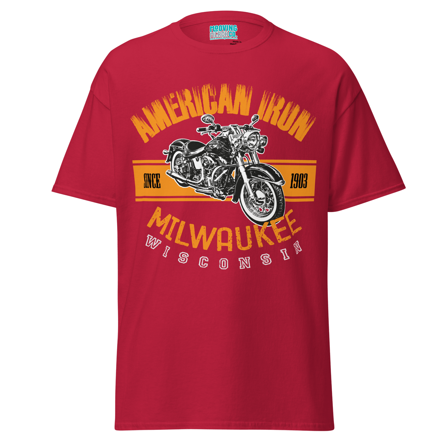 American Iron Harley Davidson Themed T-Shirt - Unisex - Mooving Merch