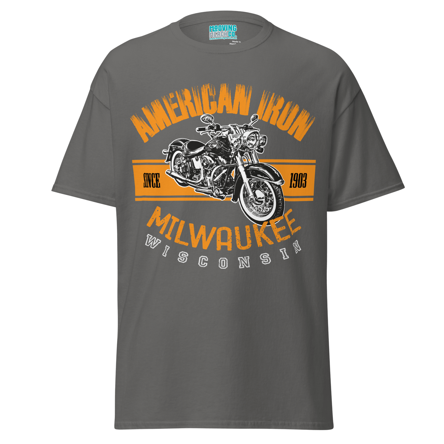 American Iron Harley Davidson Themed T-Shirt - Unisex - Mooving Merch