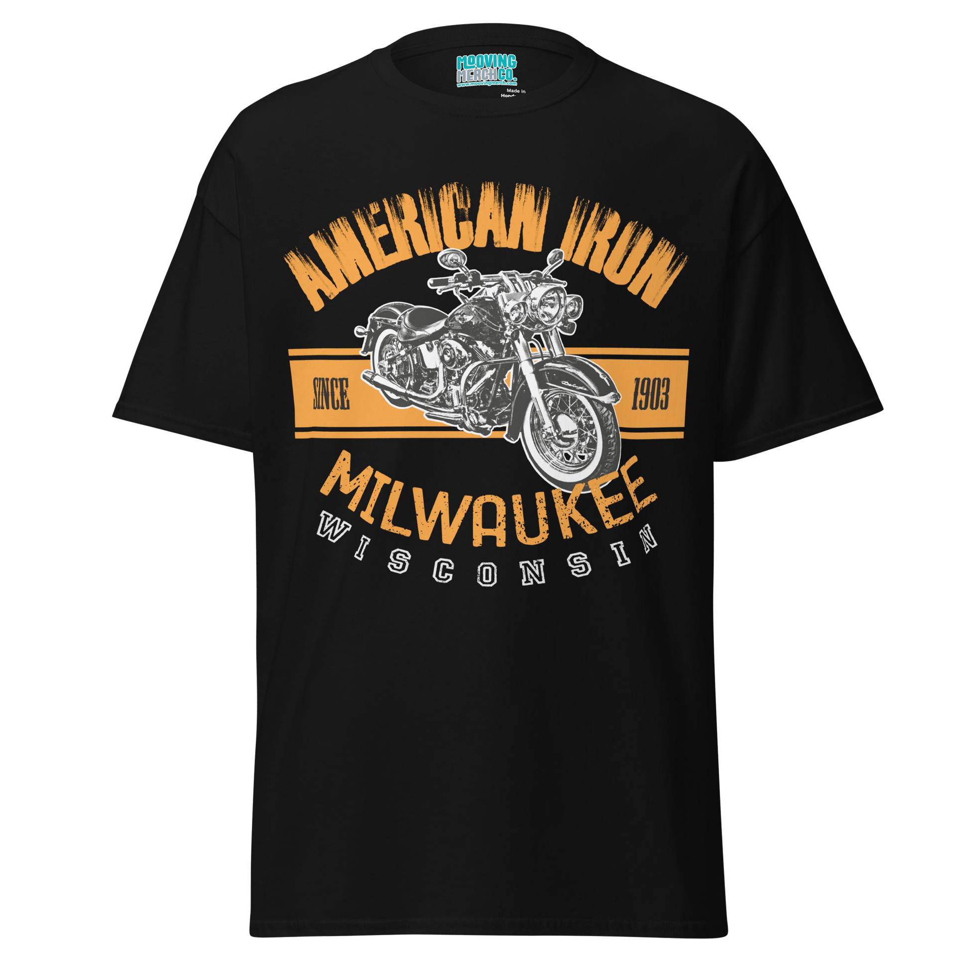 American Iron Harley Davidson Themed T-Shirt - Unisex - Mooving Merch
