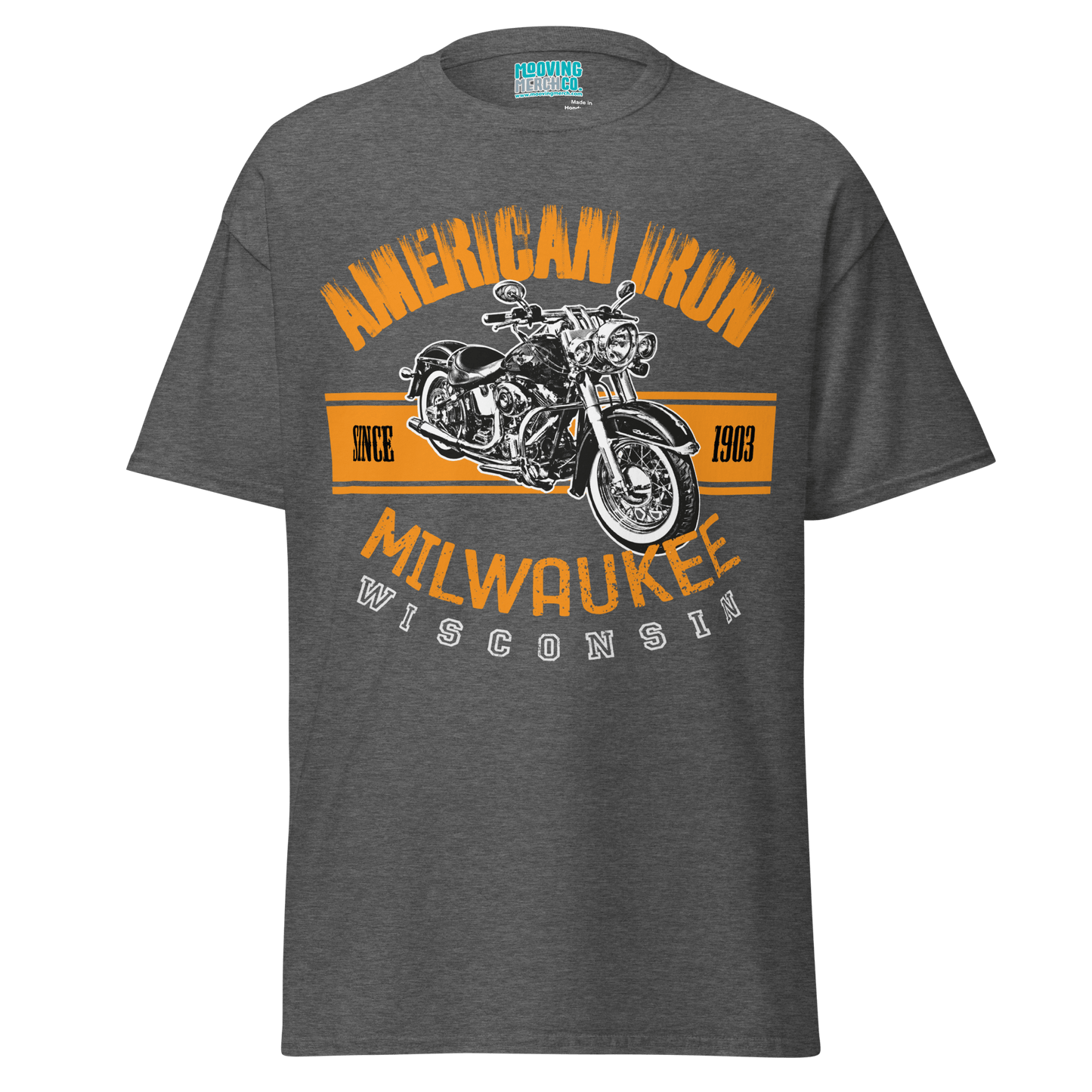 American Iron Harley Davidson Themed T-Shirt - Unisex - Mooving Merch