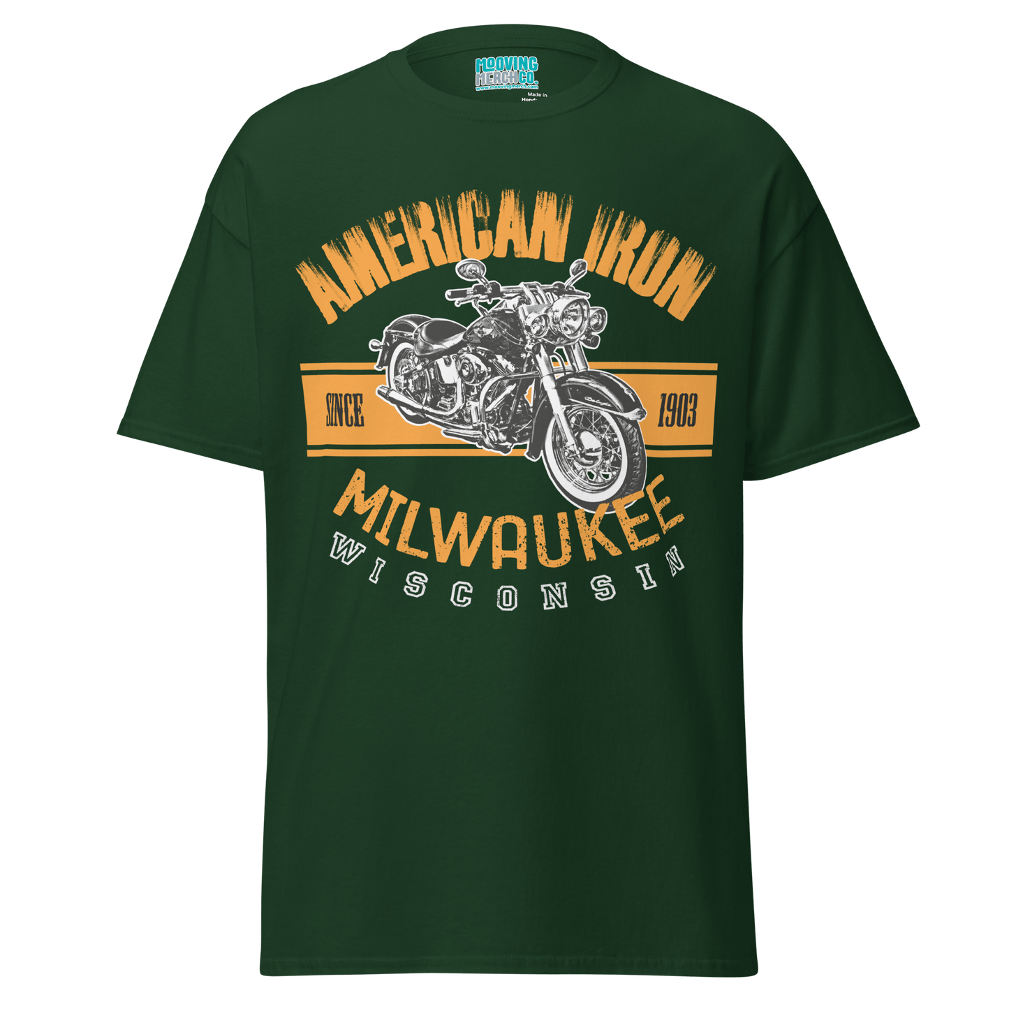 American Iron Harley Davidson Themed T-Shirt - Unisex - Mooving Merch