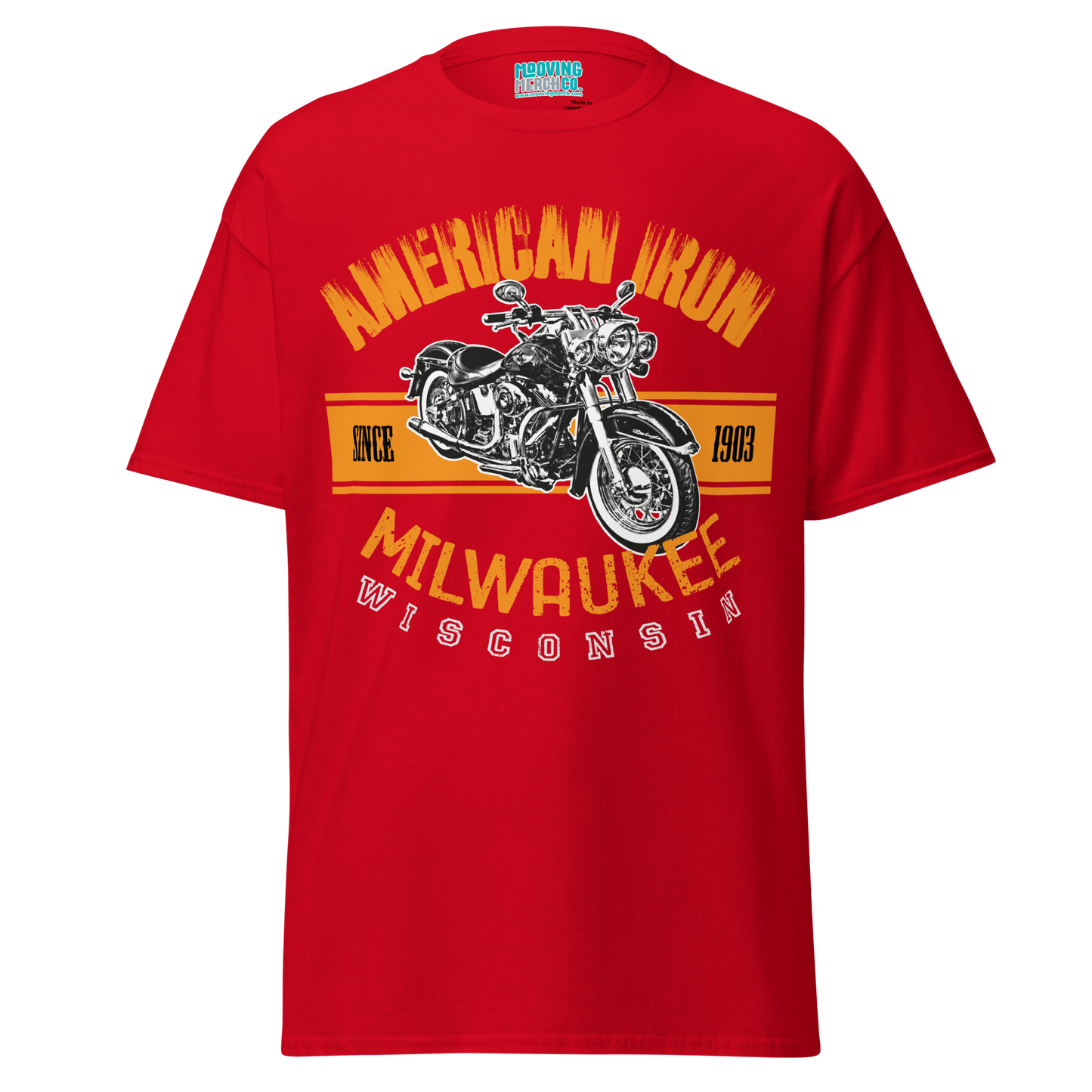 American Iron Harley Davidson Themed T-Shirt - Unisex - Mooving Merch