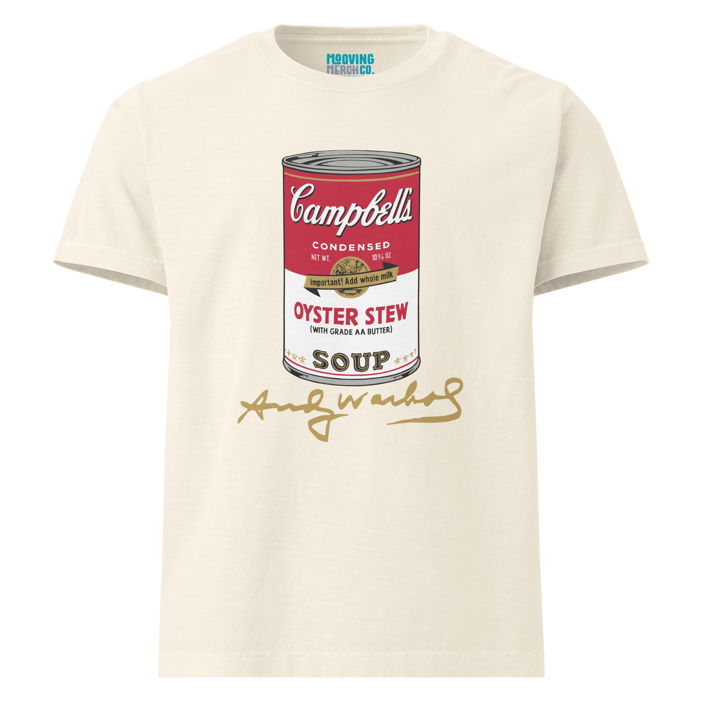 Andy Warhol 'Oyster Stew' Pop - Art Oversized T-Shirt - Unisex - Mooving Merch