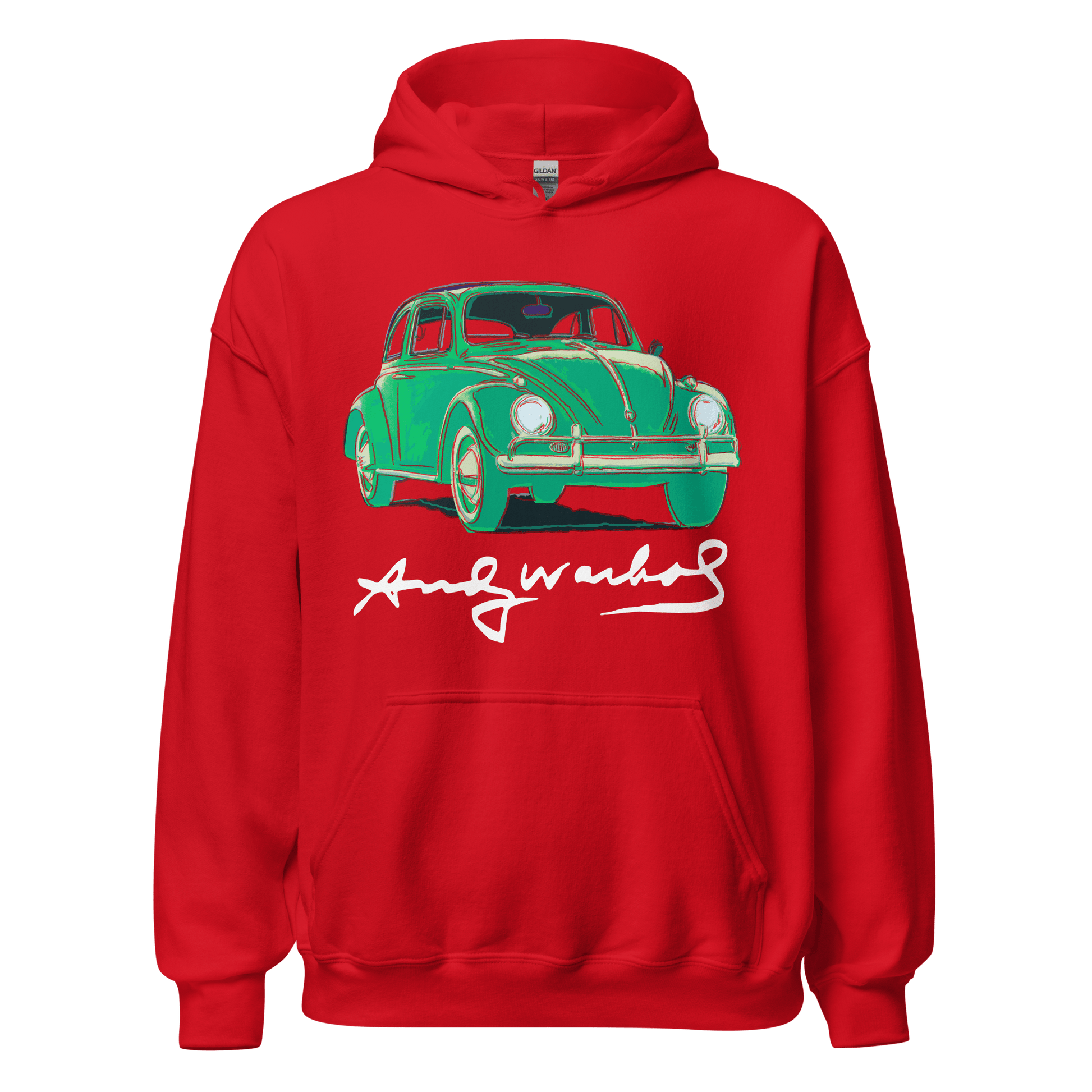 Andy Warhol Volkswagen Beetle Hoodie - 10 Cols - Unisex S to 5XL - Mooving Merch