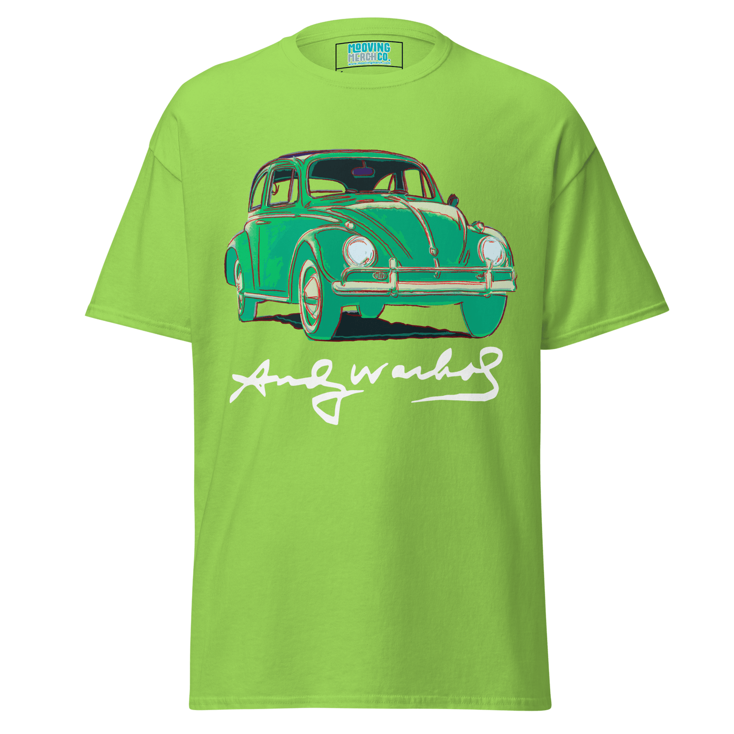 Andy Warhol Volkswagen Beetle T-Shirt - 10 Cols - Unisex S to 5XL - Mooving Merch