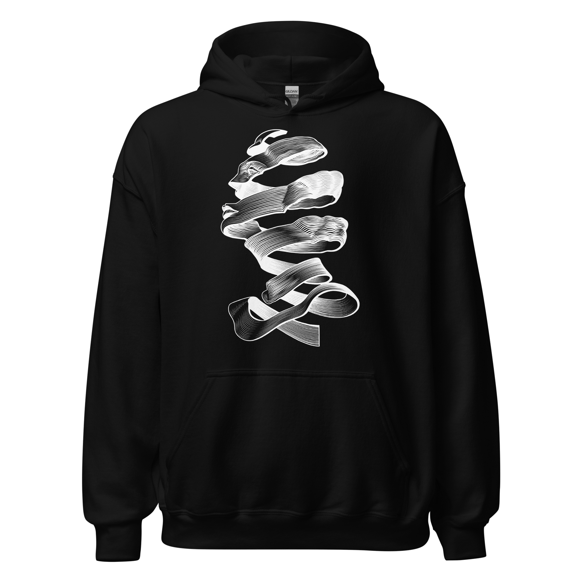 Art Hoodie Inspired by M.C. Escher - 9 Colours - S to 5XL - Mooving Merch
