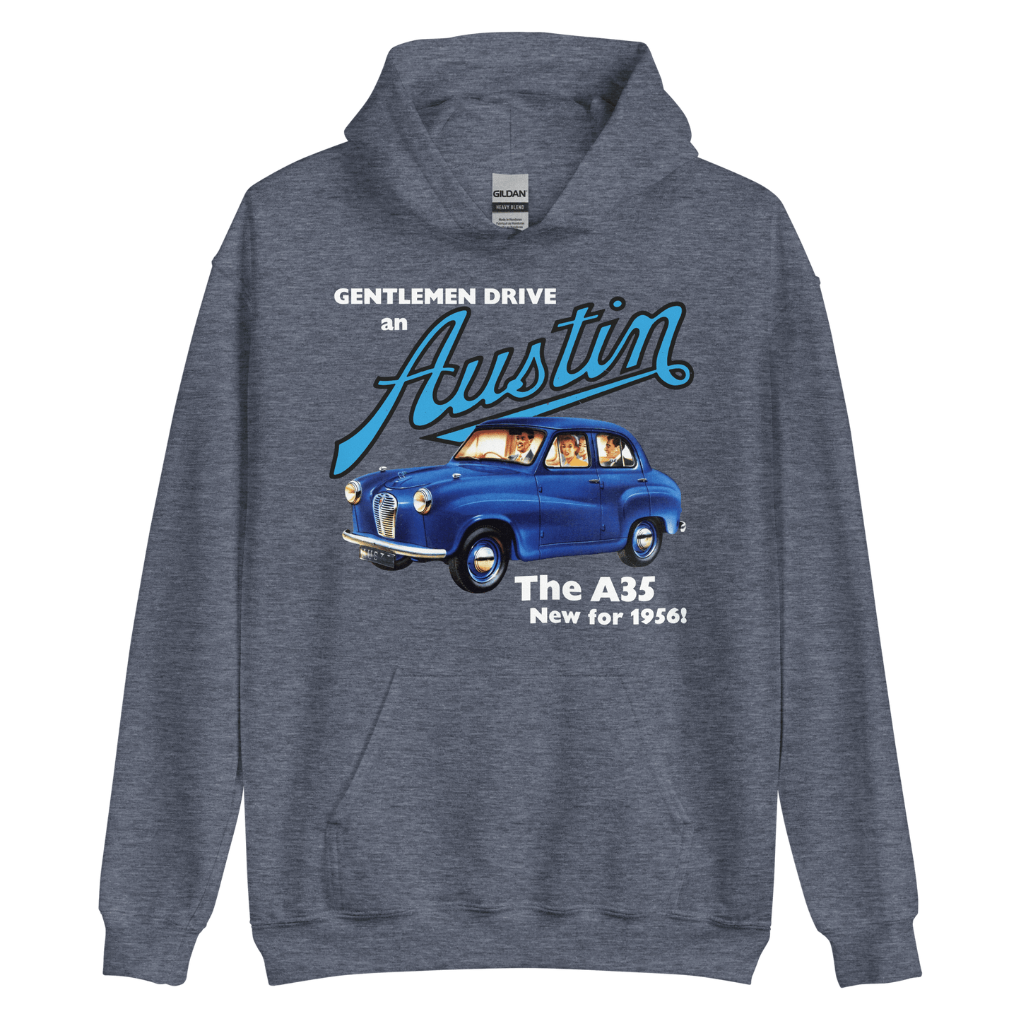 Austin Cars 50s Advertising Hoodie - 9 Colours - S to 5XL - Mooving Merch