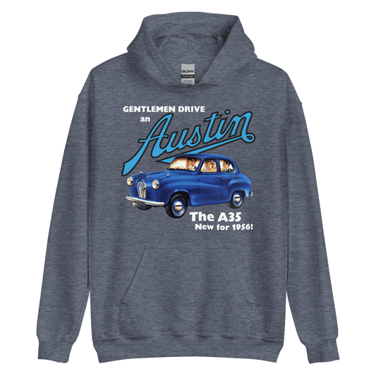 Austin Cars 50s Advertising Hoodie - 9 Colours - S to 5XL - Mooving Merch