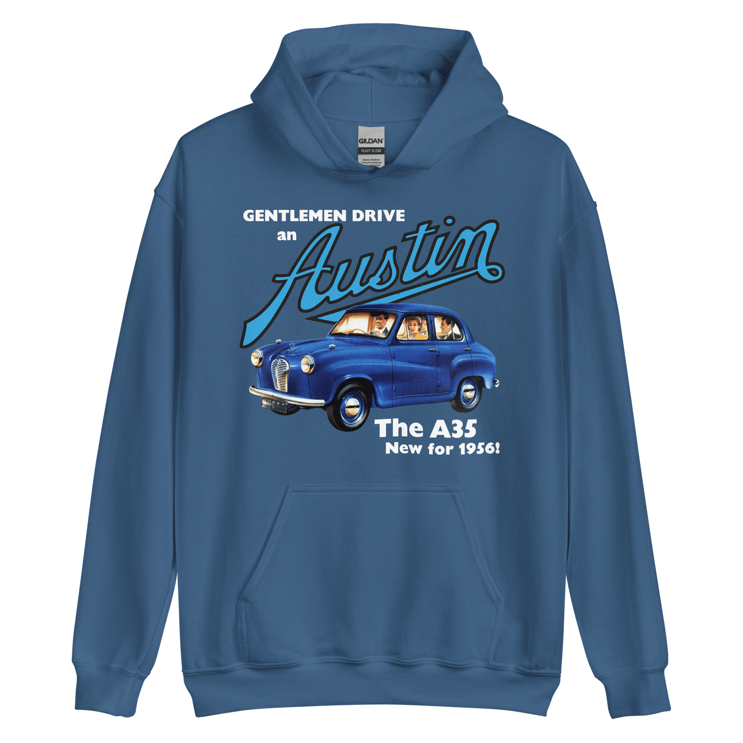 Austin Cars 50s Advertising Hoodie - 9 Colours - S to 5XL - Mooving Merch