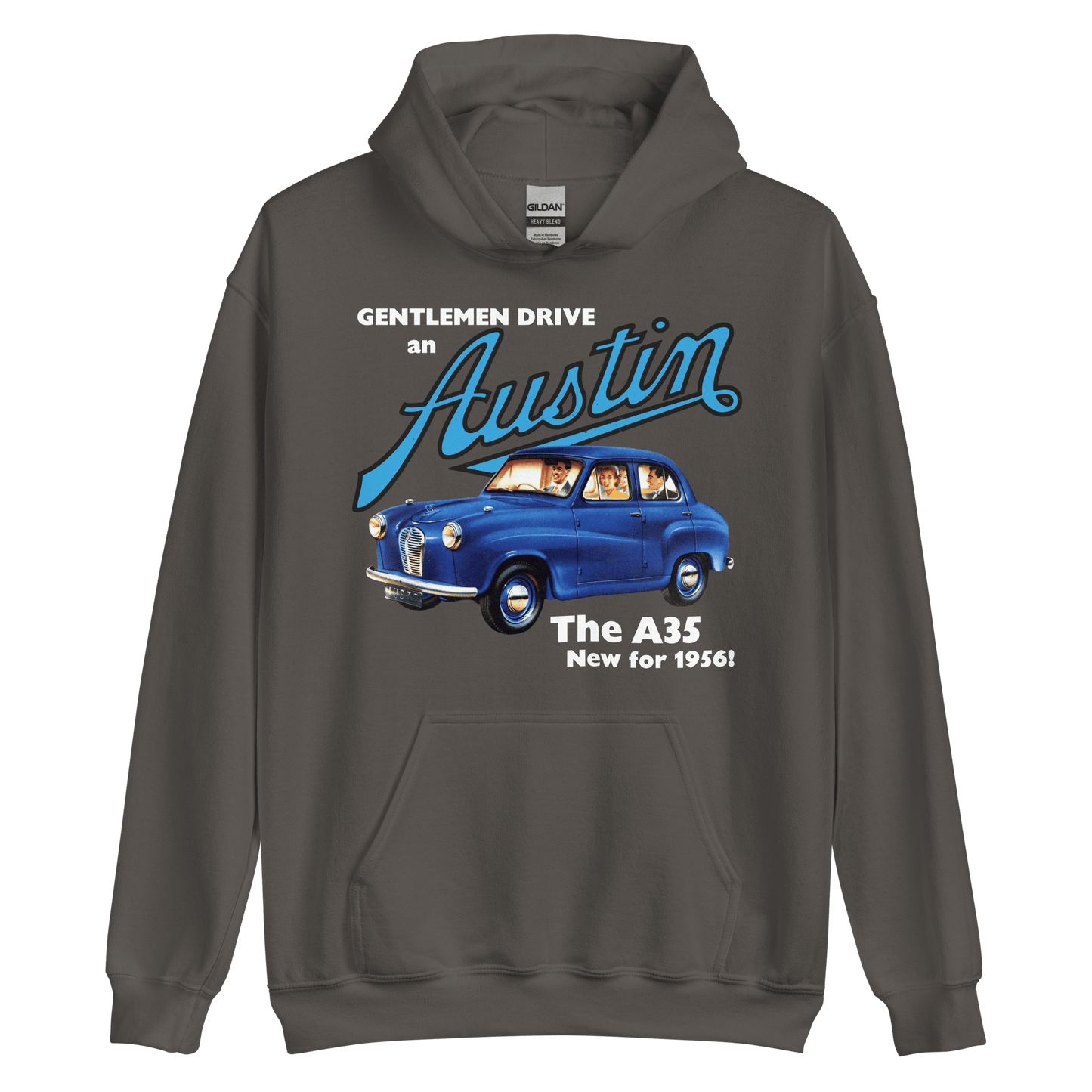 Austin Cars 50s Advertising Hoodie - 9 Colours - S to 5XL - Mooving Merch