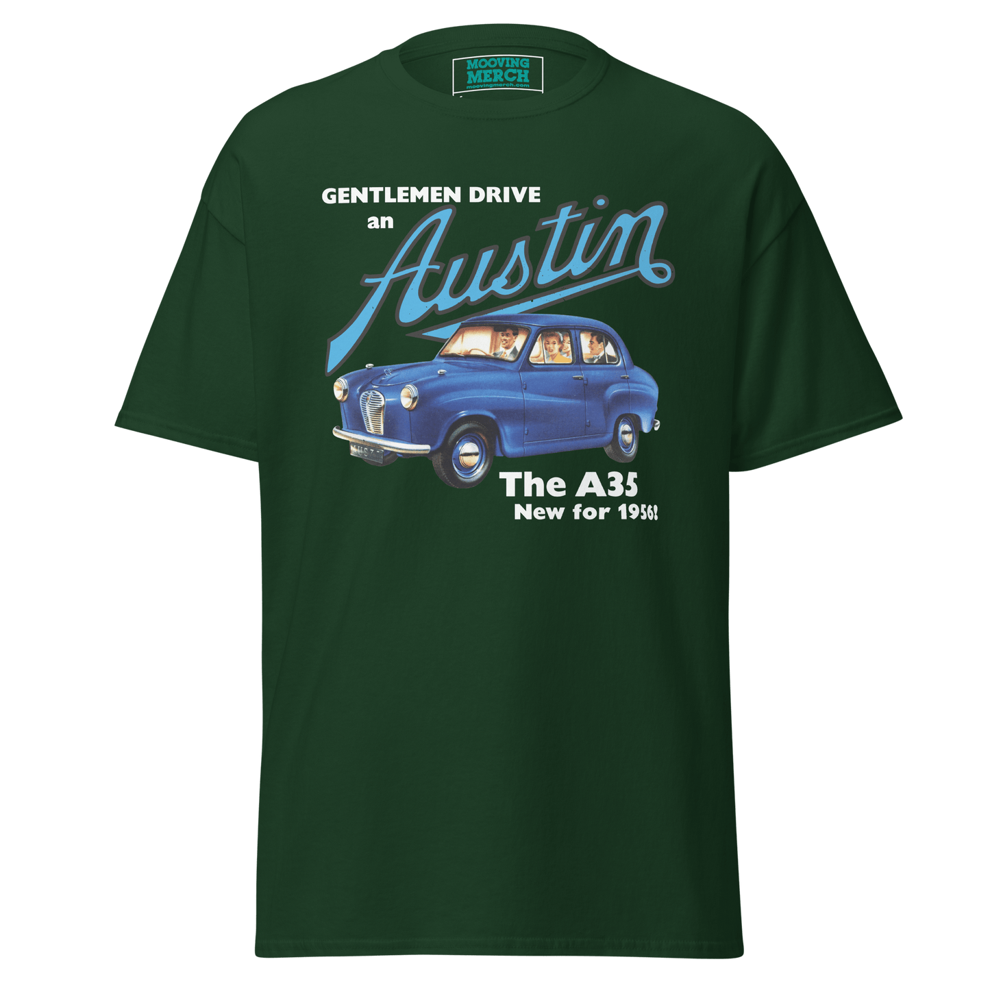Austin Cars 50s Advertising T-Shirt - 9 Colours - S to 5XL - Mooving Merch