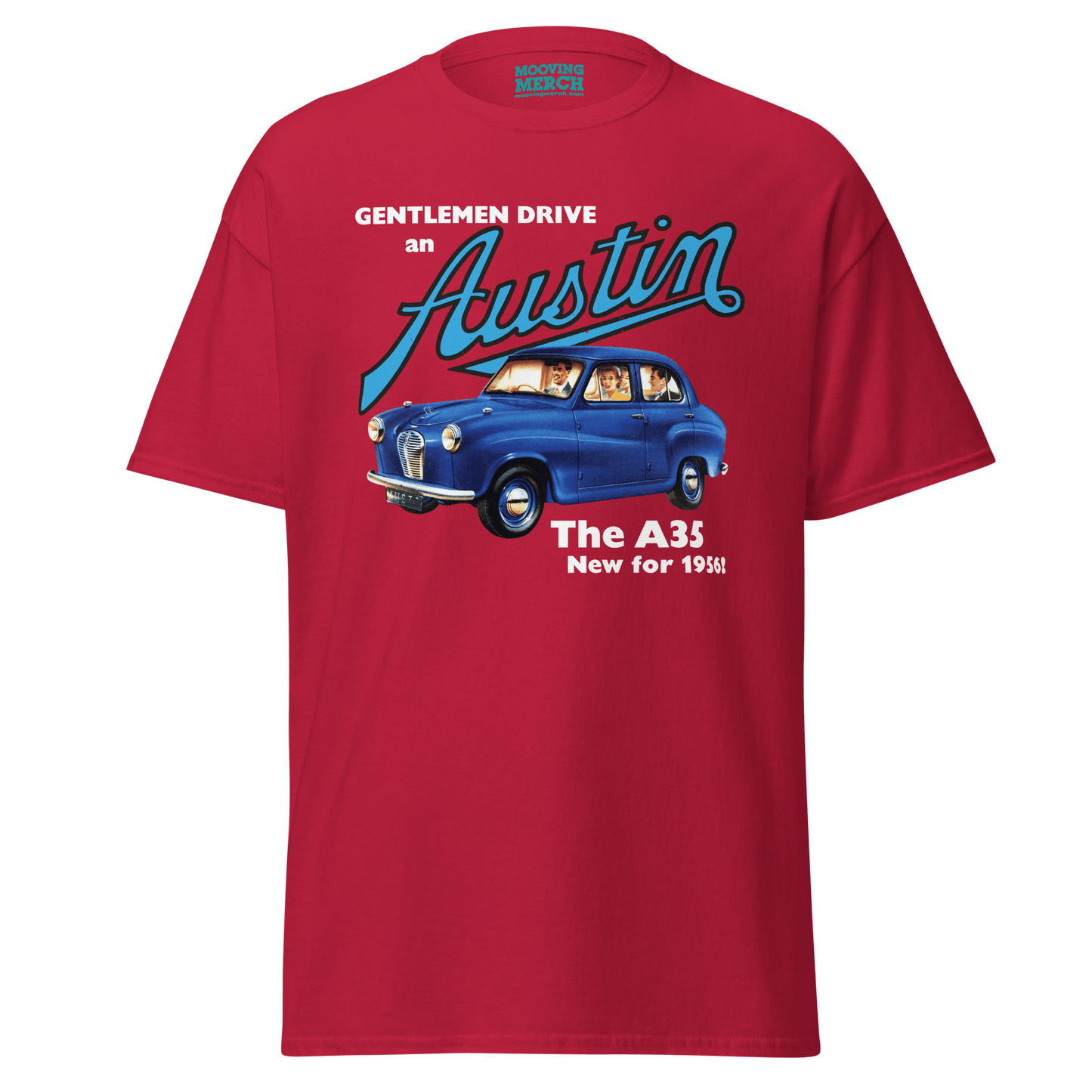 Austin Cars 50s Advertising T-Shirt - 9 Colours - S to 5XL - Mooving Merch