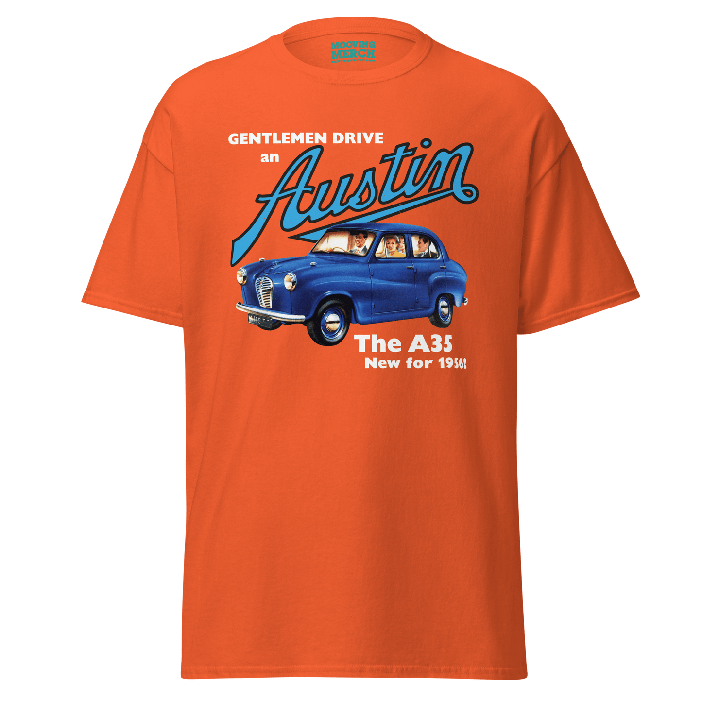 Austin Cars 50s Advertising T-Shirt - 9 Colours - S to 5XL - Mooving Merch