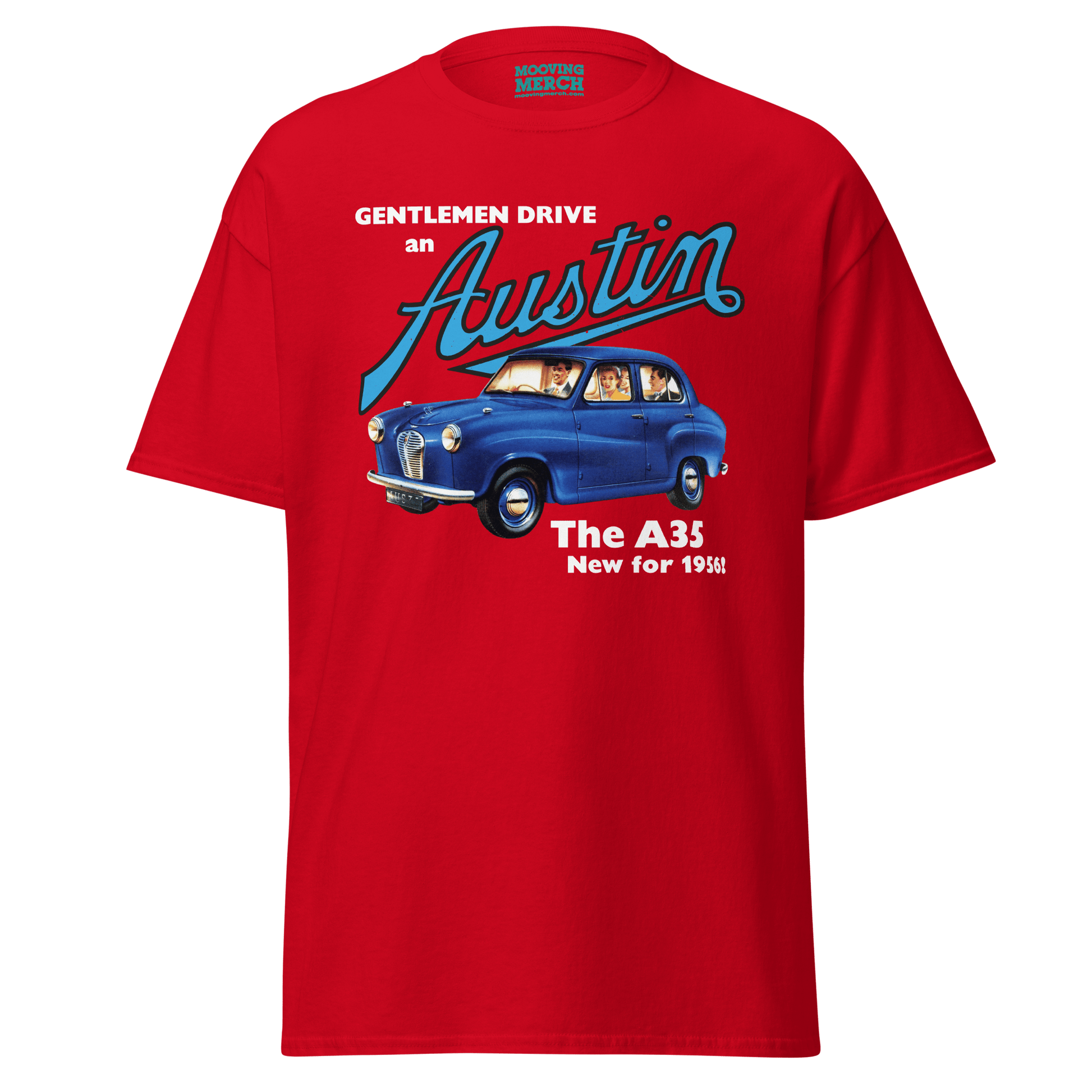 Austin Cars 50s Advertising T-Shirt - 9 Colours - S to 5XL - Mooving Merch