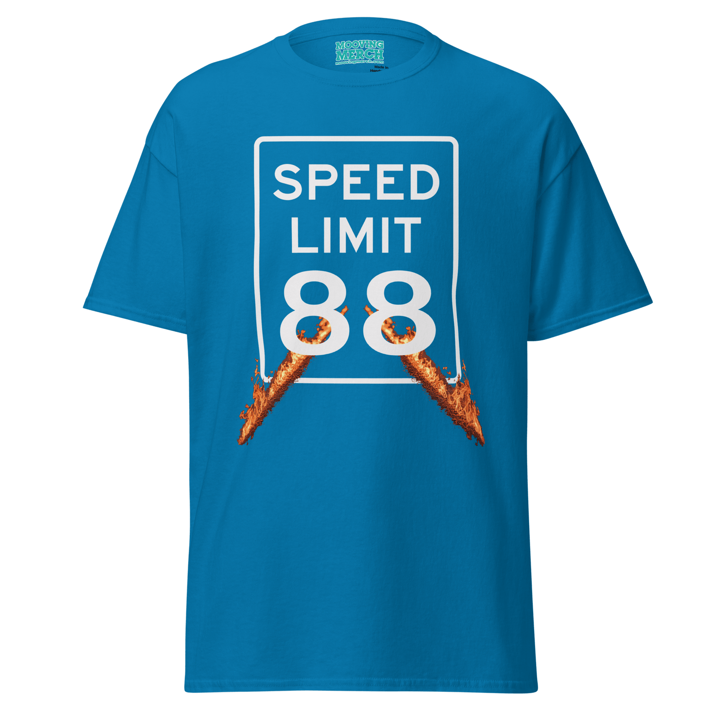 Back to the Future Speed Limit T-Shirt - 10 Cols - Unisex S to 5XL - Mooving Merch