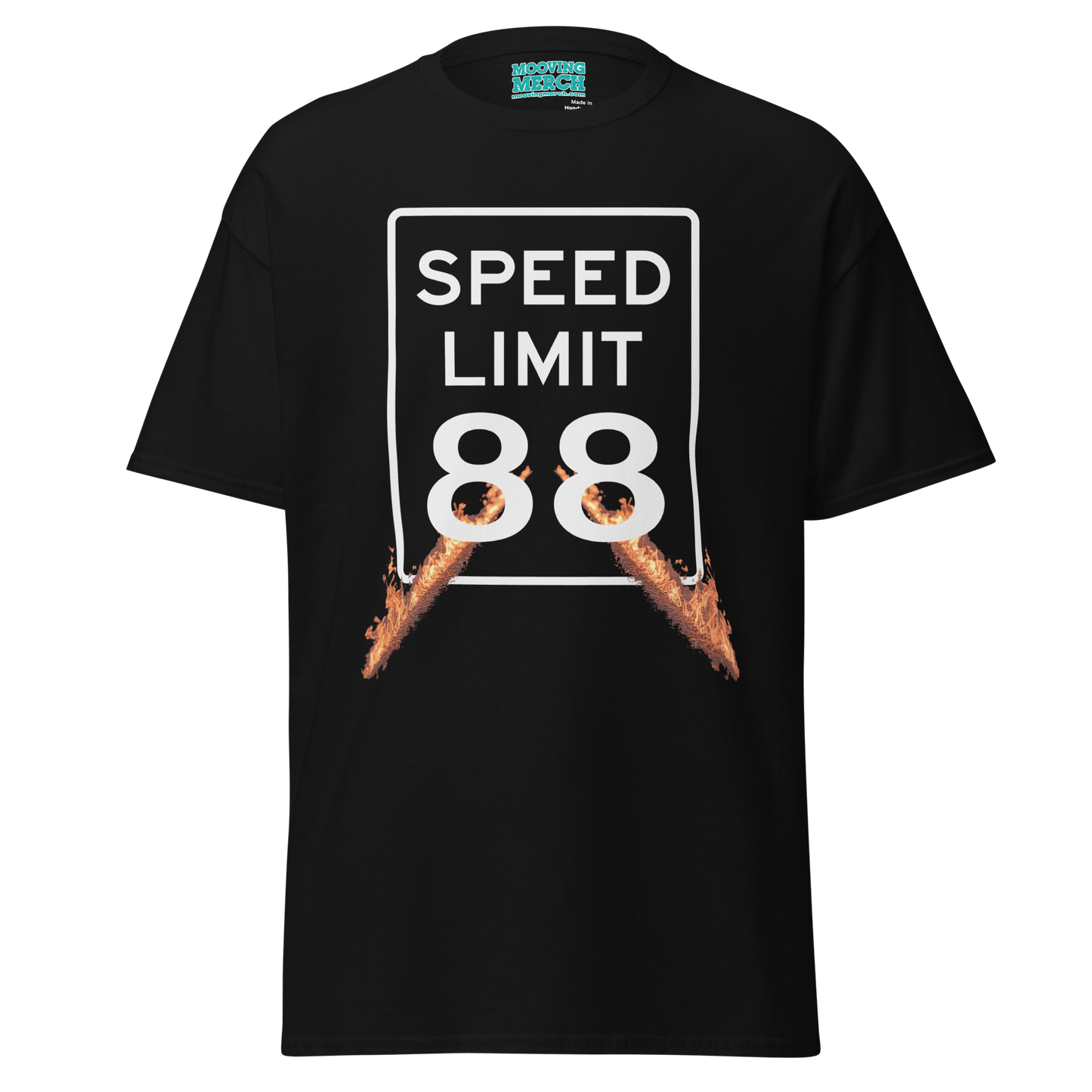 Back to the Future Speed Limit T-Shirt - 10 Cols - Unisex S to 5XL - Mooving Merch