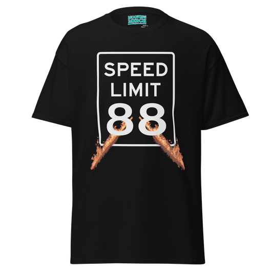 Back to the Future Speed Limit T-Shirt - 10 Cols - Unisex S to 5XL - Mooving Merch