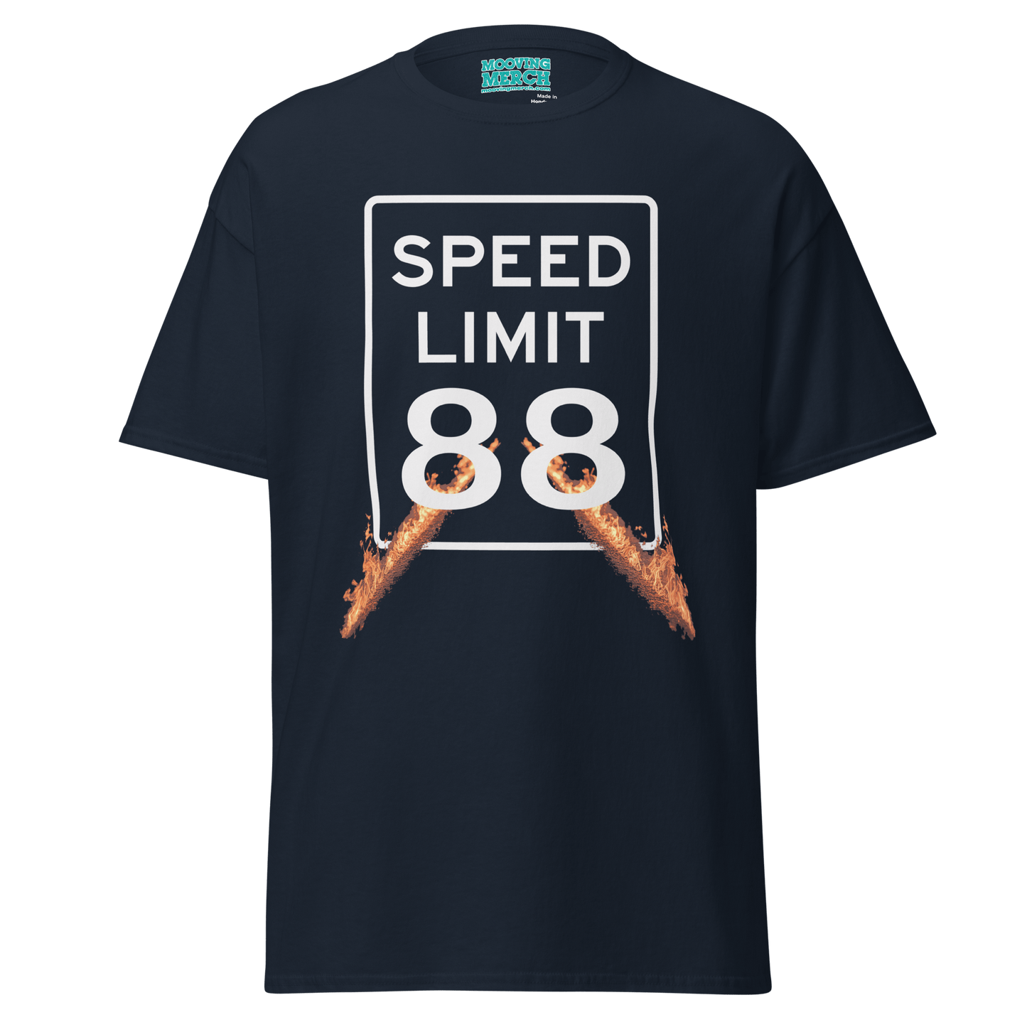 Back to the Future Speed Limit T-Shirt - 10 Cols - Unisex S to 5XL - Mooving Merch