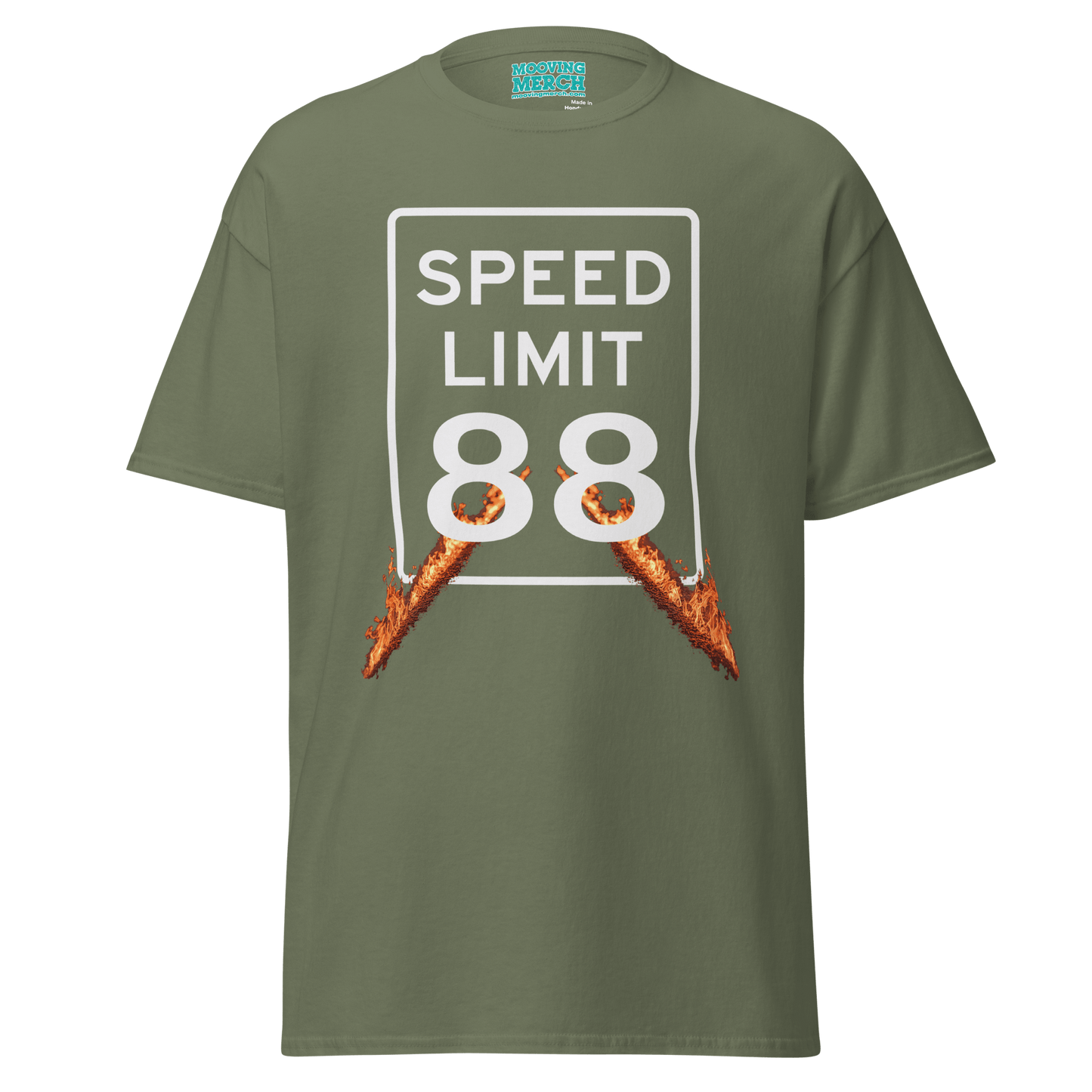 Back to the Future Speed Limit T-Shirt - 10 Cols - Unisex S to 5XL - Mooving Merch