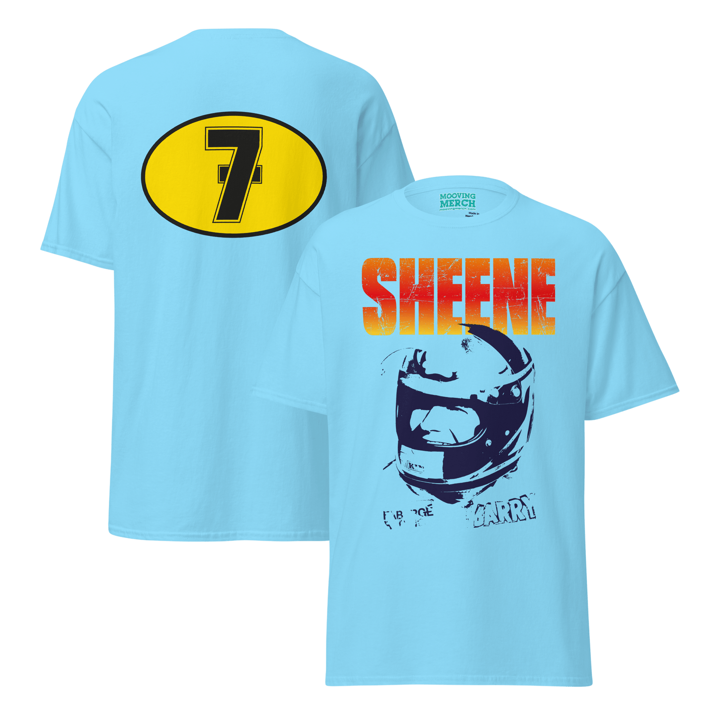Barry Sheene Tribute Unisex T-Shirt - 10 Cols - S to 5XL - Mooving Merch