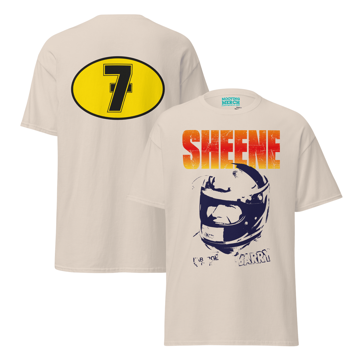 Barry Sheene Tribute Unisex T-Shirt - 10 Cols - S to 5XL - Mooving Merch