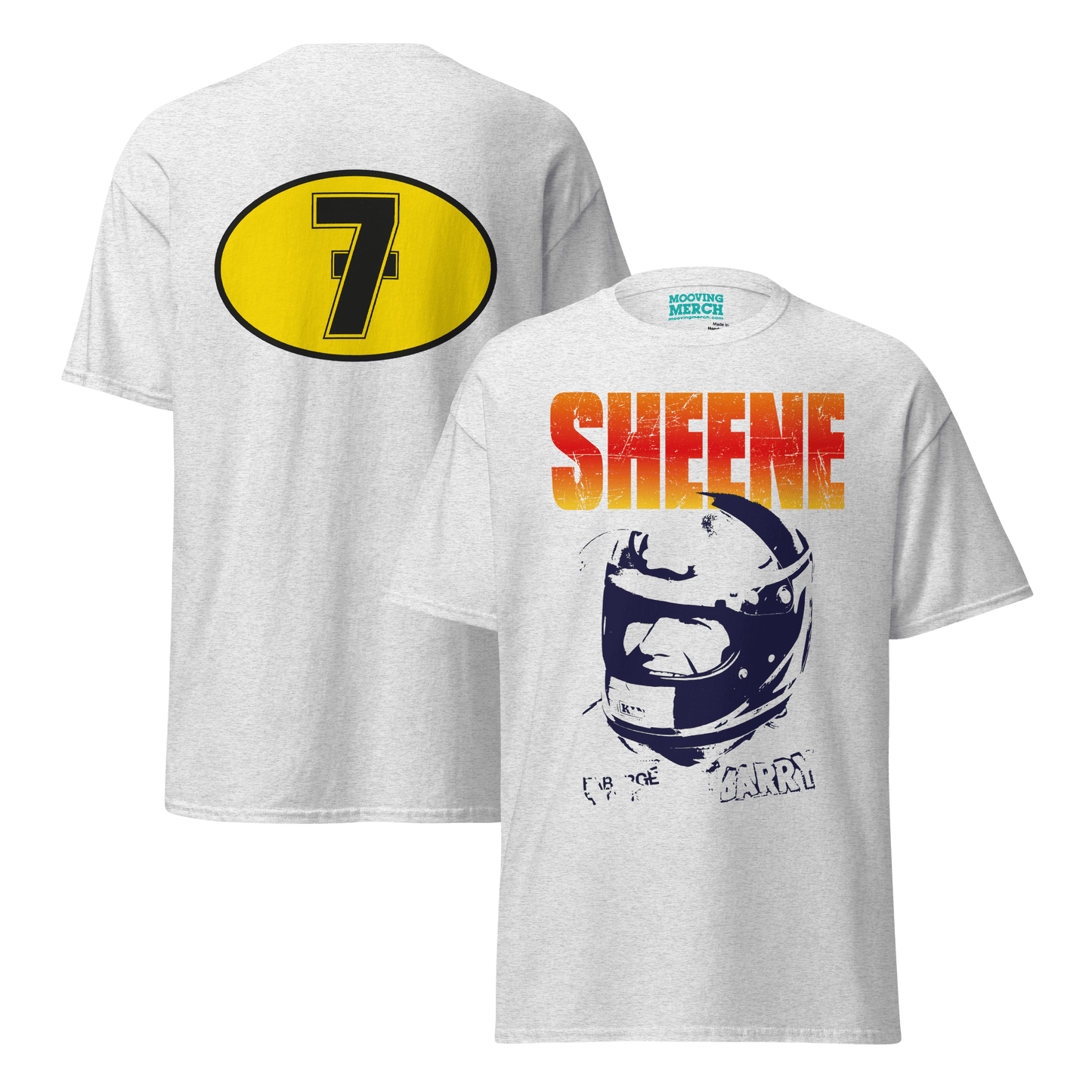 Barry Sheene Tribute Unisex T-Shirt - 10 Cols - S to 5XL - Mooving Merch