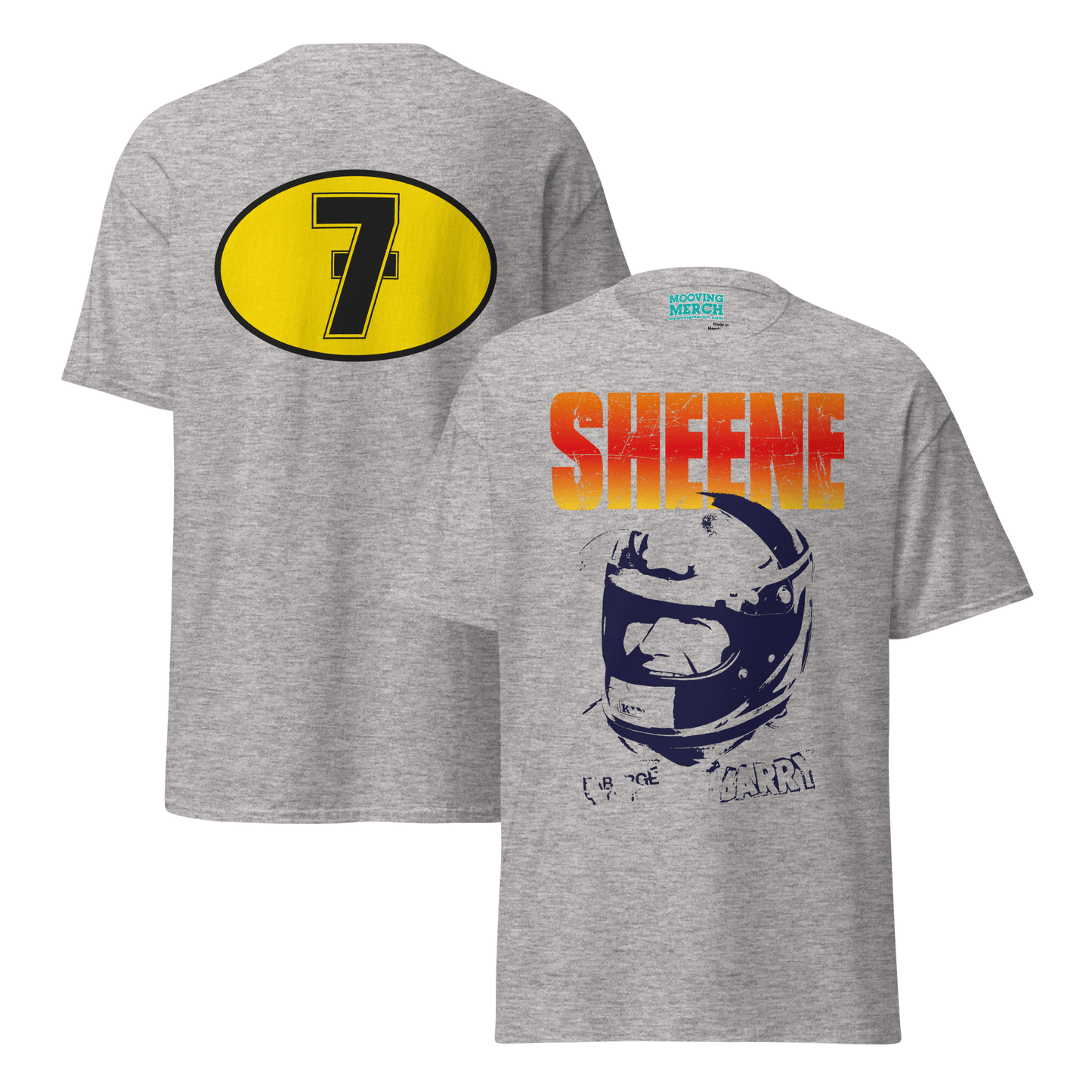 Barry Sheene Tribute Unisex T-Shirt - 10 Cols - S to 5XL - Mooving Merch
