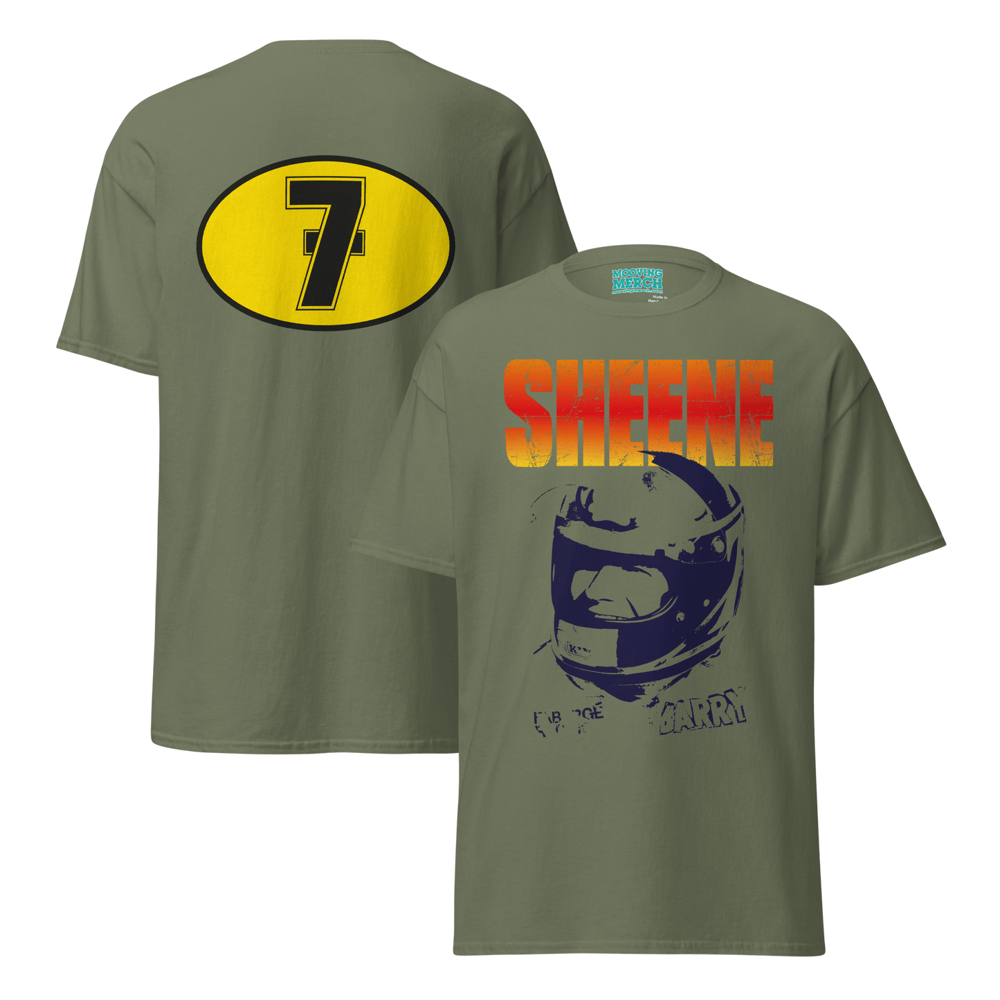 Barry Sheene Tribute Unisex T-Shirt - 10 Cols - S to 5XL - Mooving Merch