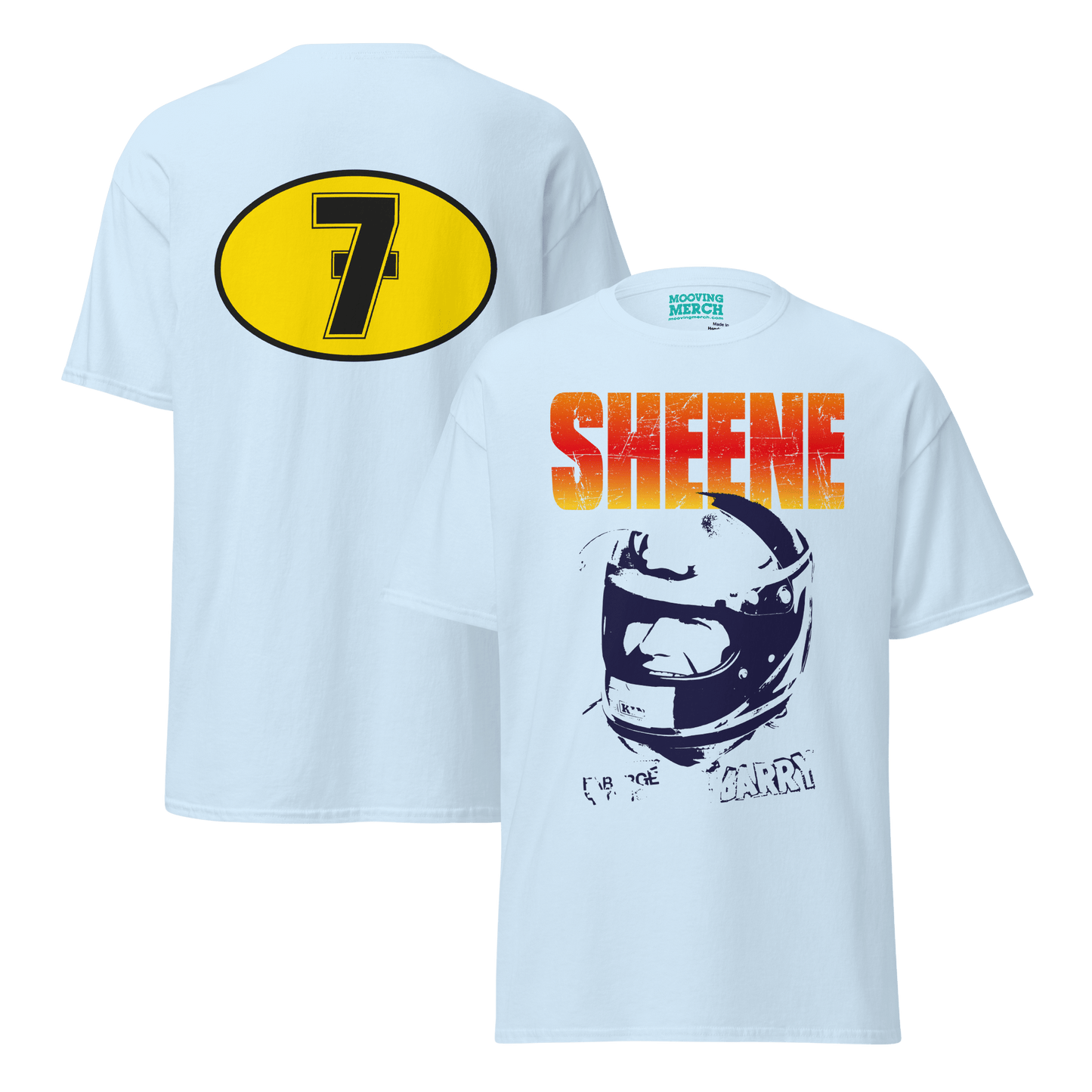 Barry Sheene Tribute Unisex T-Shirt - 10 Cols - S to 5XL - Mooving Merch