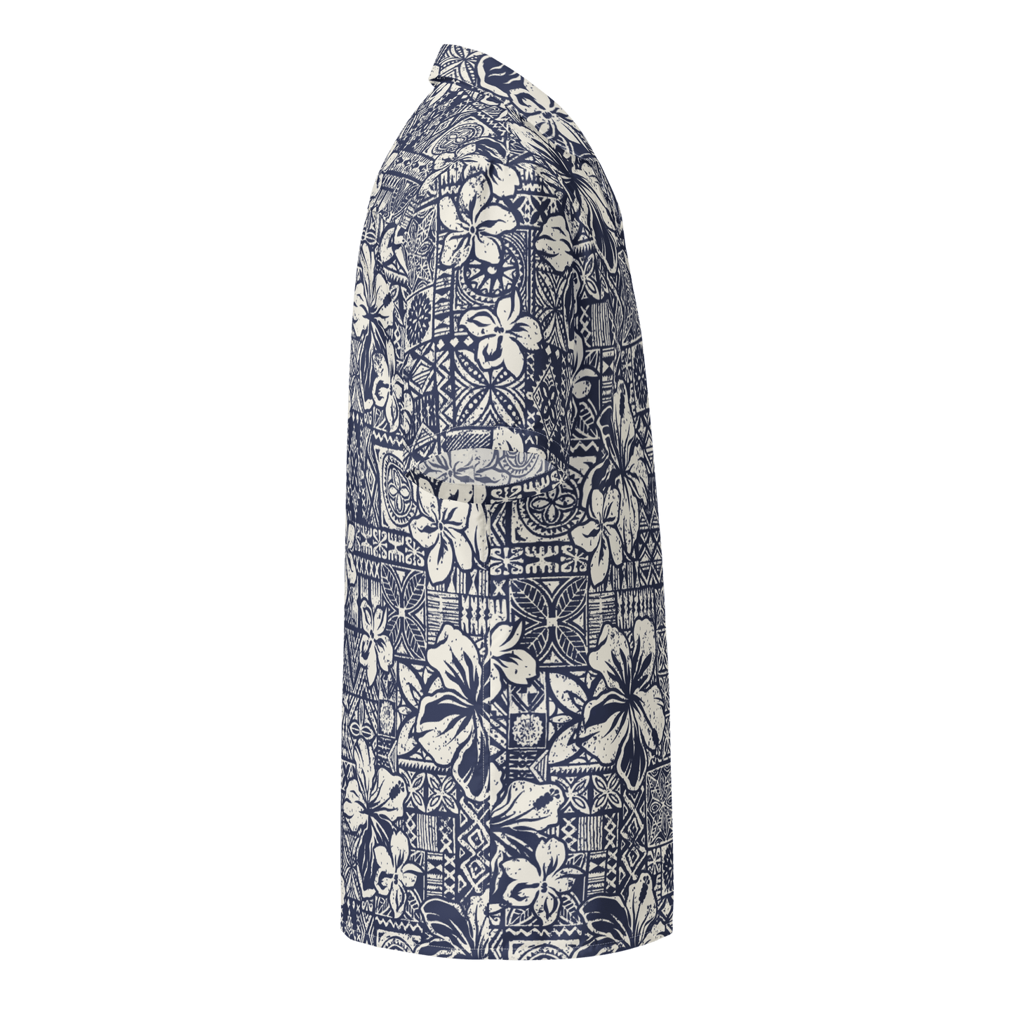 Batik Print Surf Design Button - Up Shirt - Unisex 2XS to 6XL - Mooving Merch