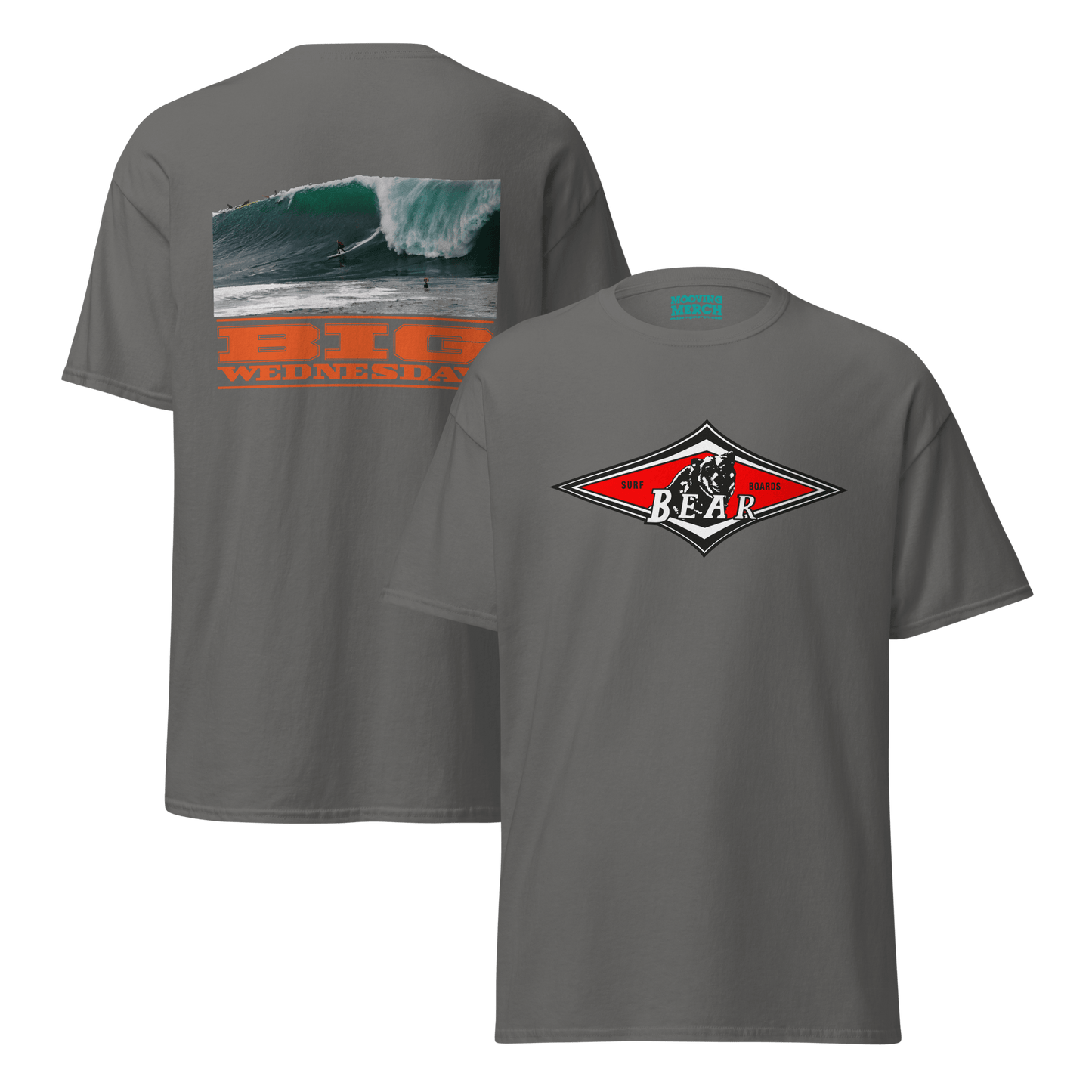 Bear Big Wednesday Classic Surf T-Shirt - 9 Colours - S to 5XL - Mooving Merch