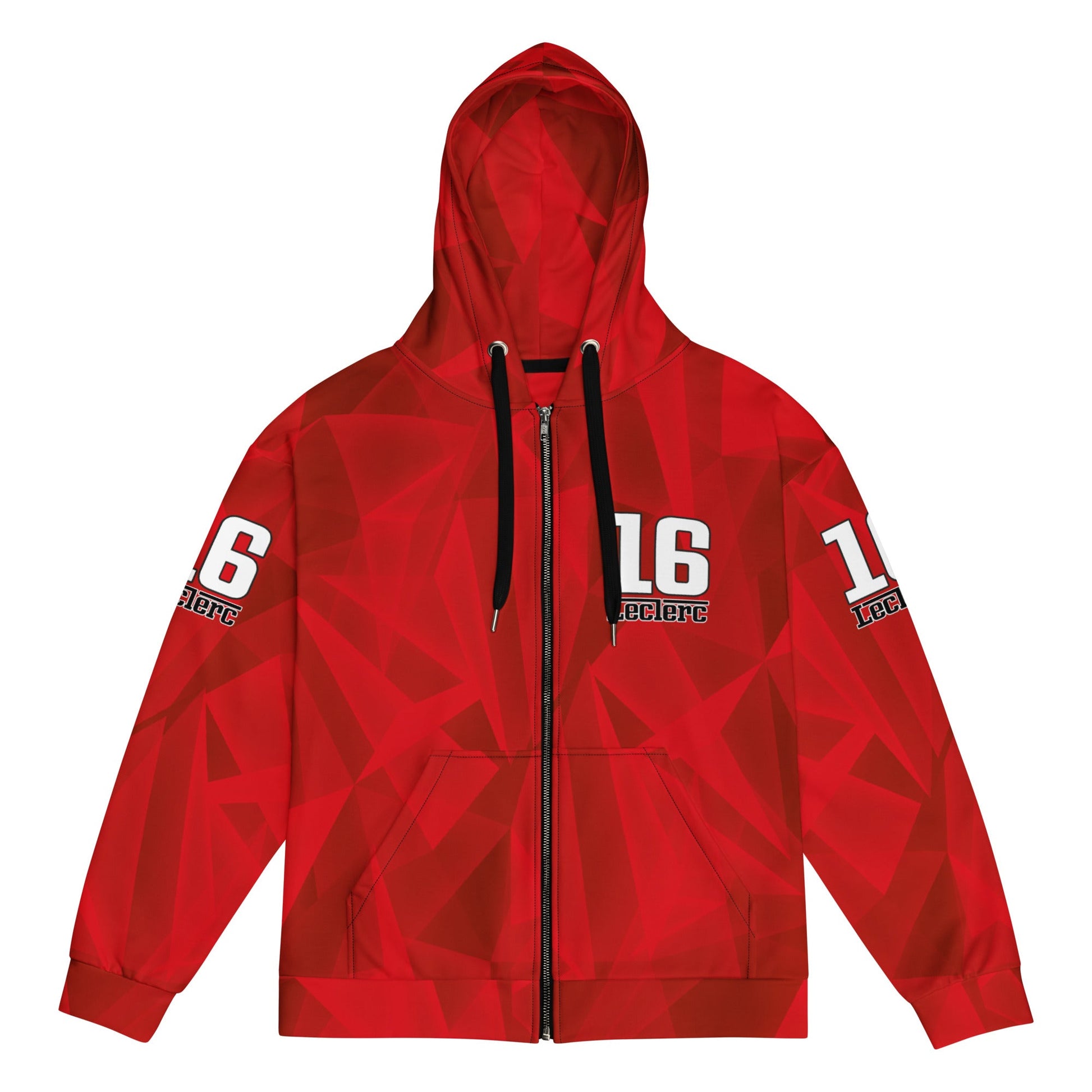 Charles Leclerc 16 Formula 1 Racing Zipped Hoodie - Unisex - Mooving Merch