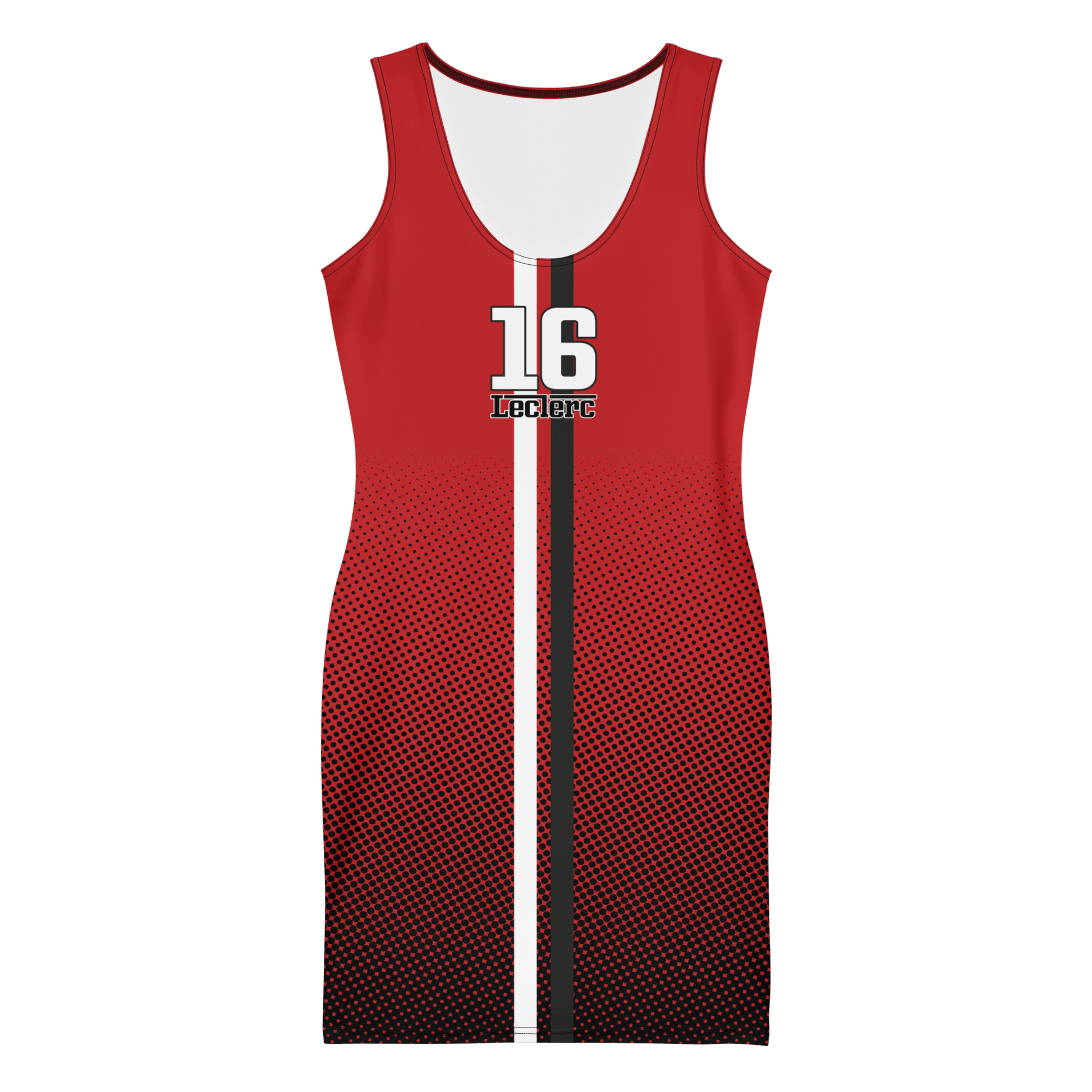 Charles Leclerc 16 Formula Racing Team Bodycon Dress - XS to XL - Mooving Merch