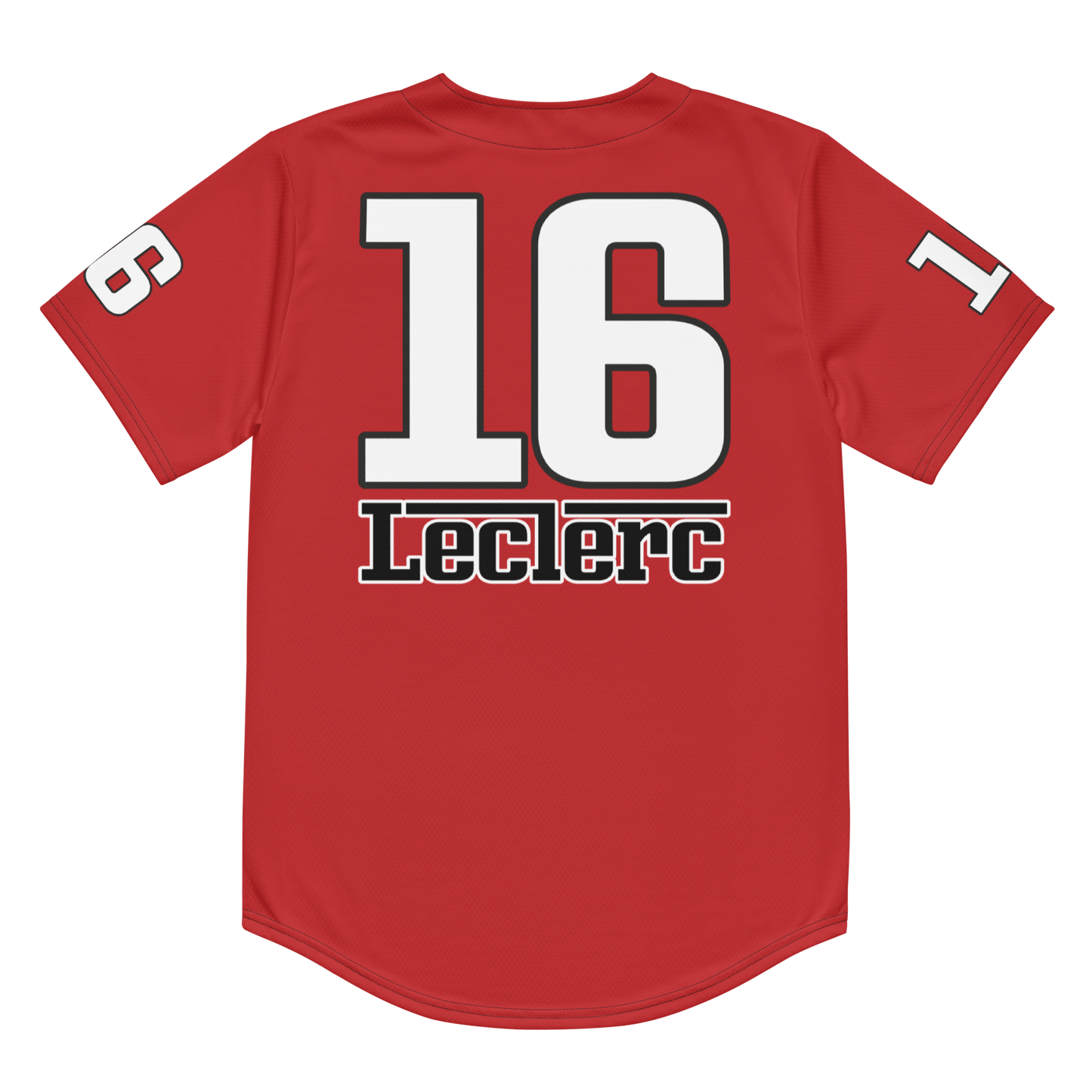 Charles Leclerc 16 Racing Team Baseball Jersey - Unisex 2XS to 6XL - Mooving Merch